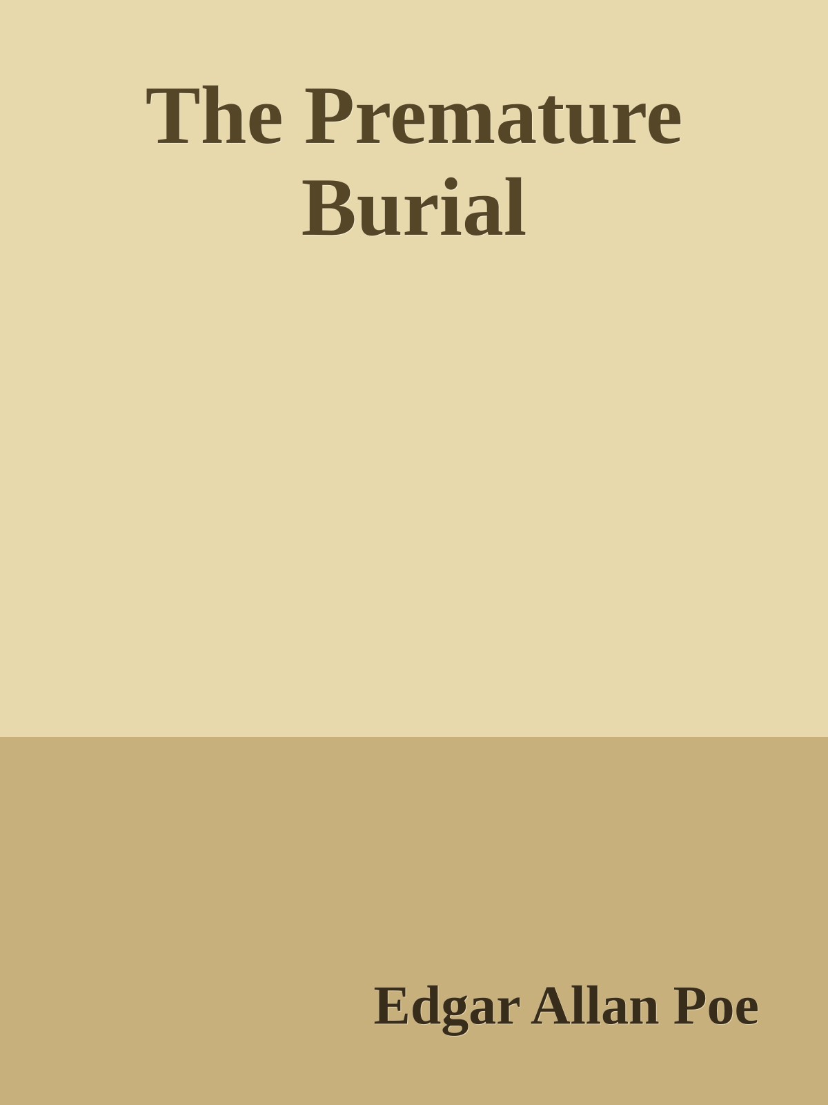 The Premature Burial