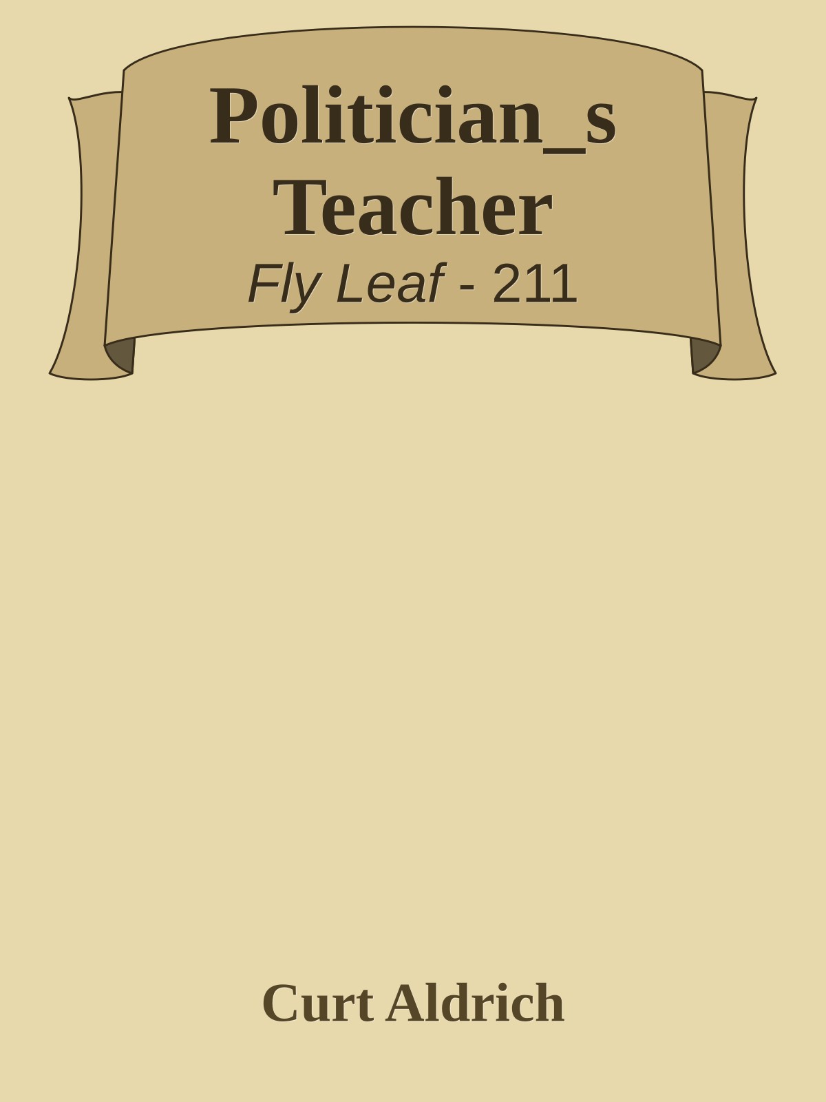 Politician_s Teacher