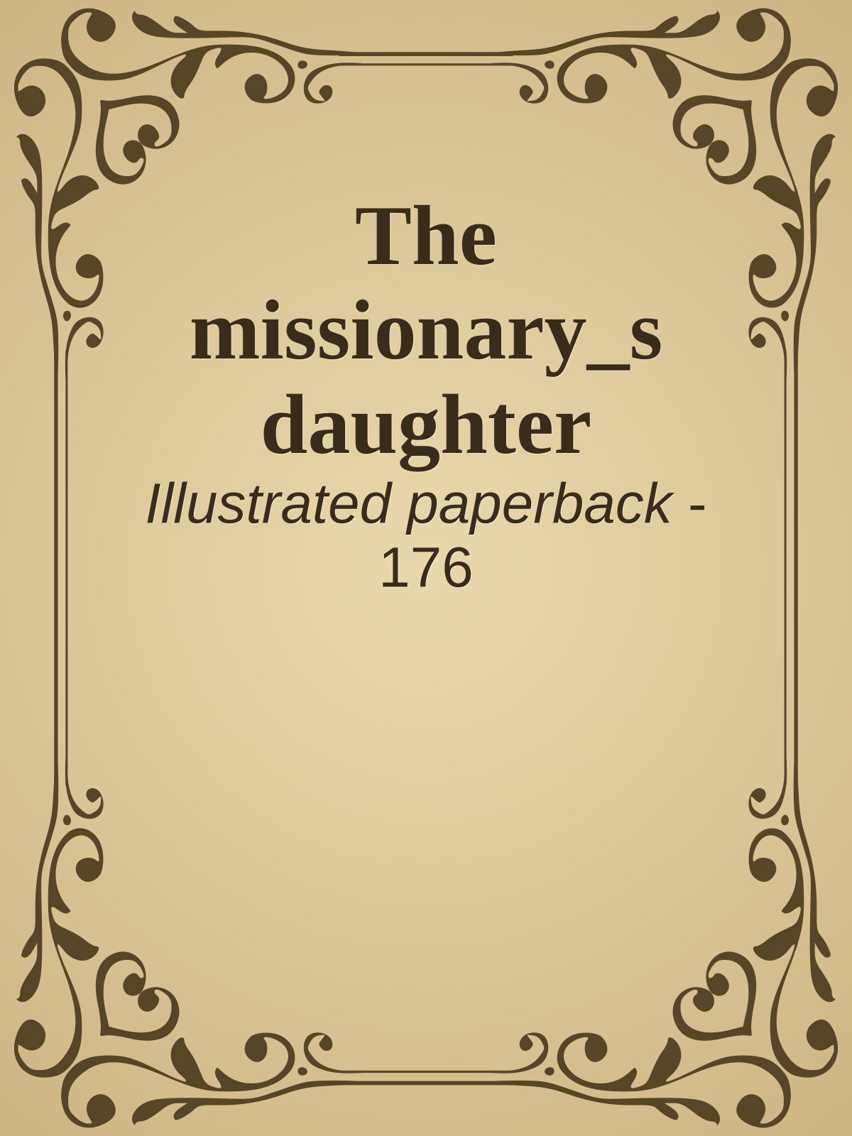 The missionary_s daughter