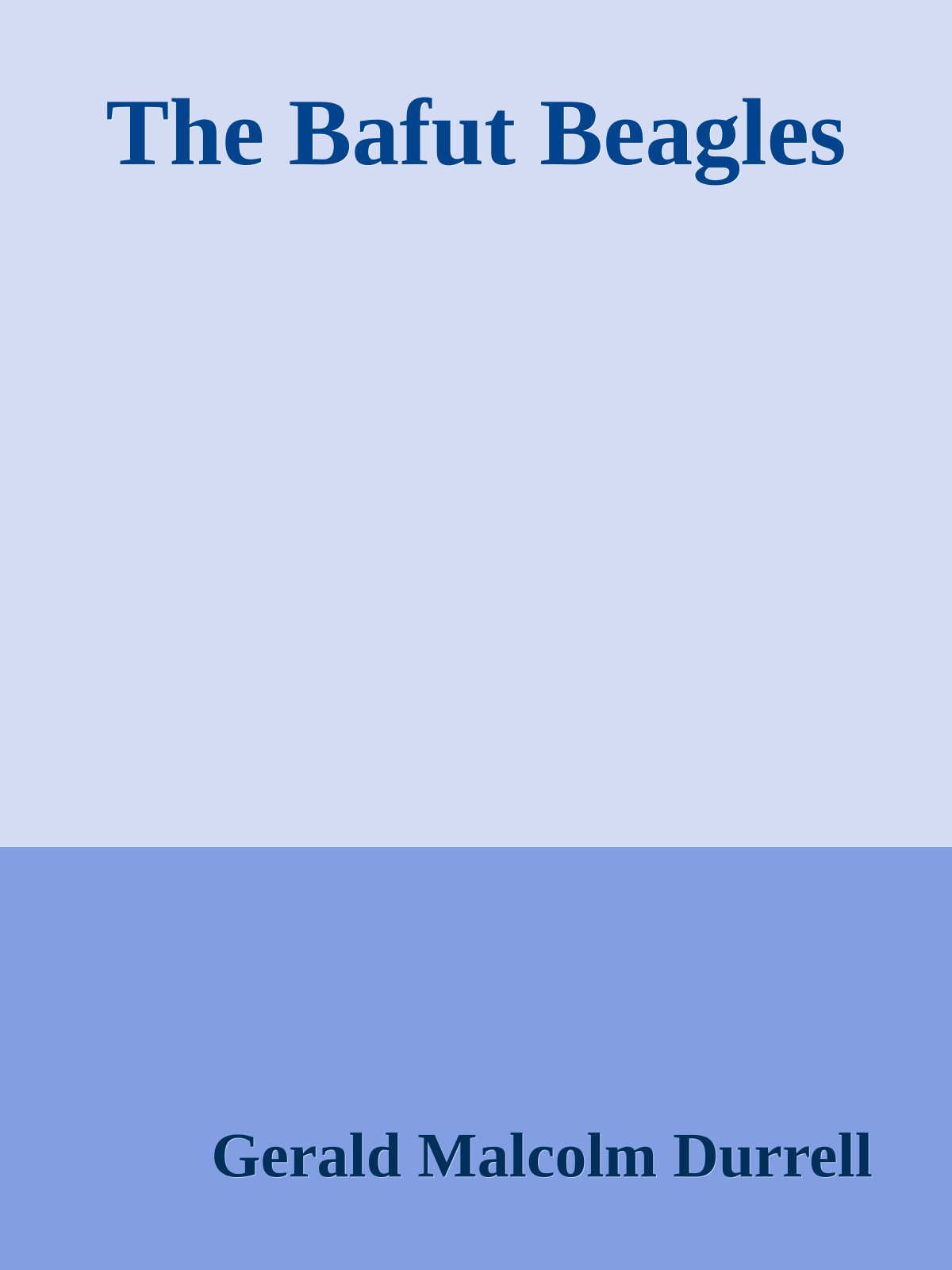 The Bafut Beagles