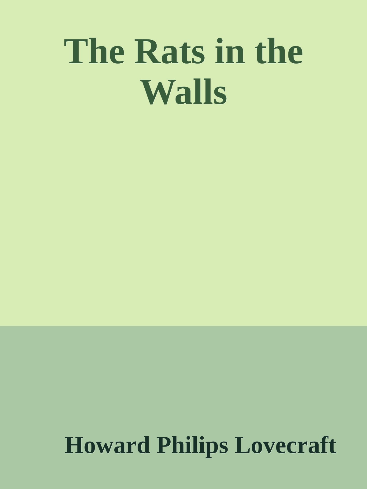 The Rats in the Walls