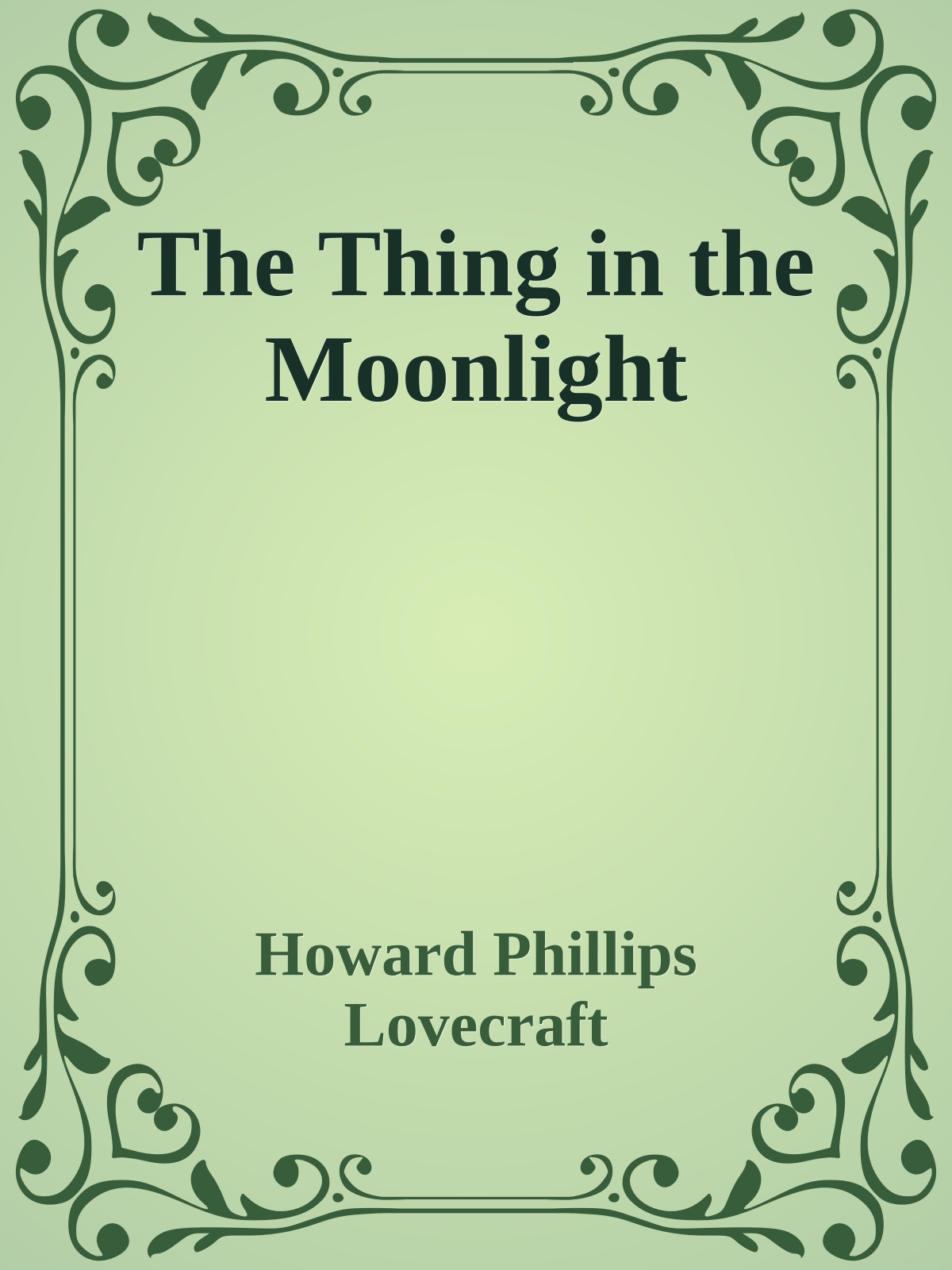 The Thing in the Moonlight