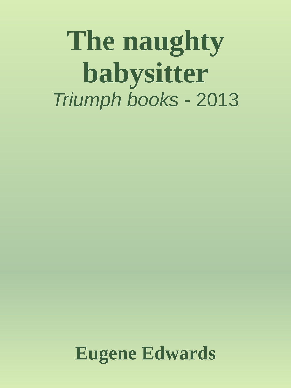 The naughty babysitter