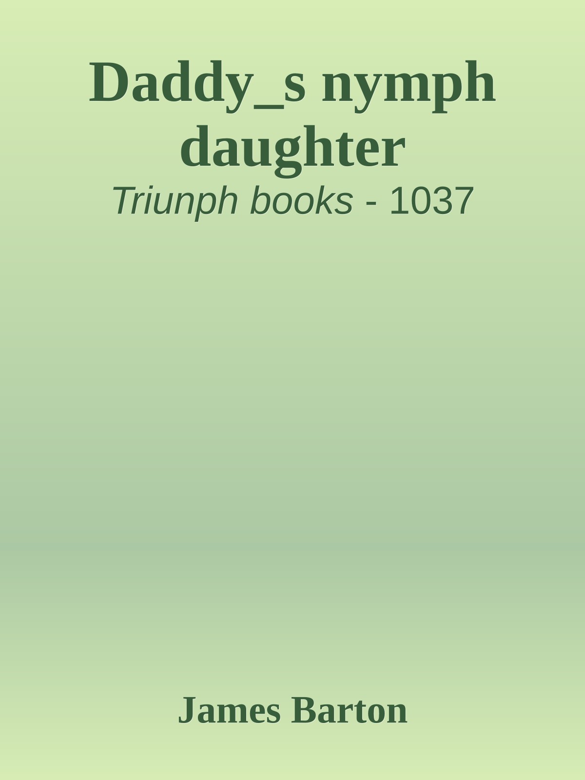 Daddy_s nymph daughter