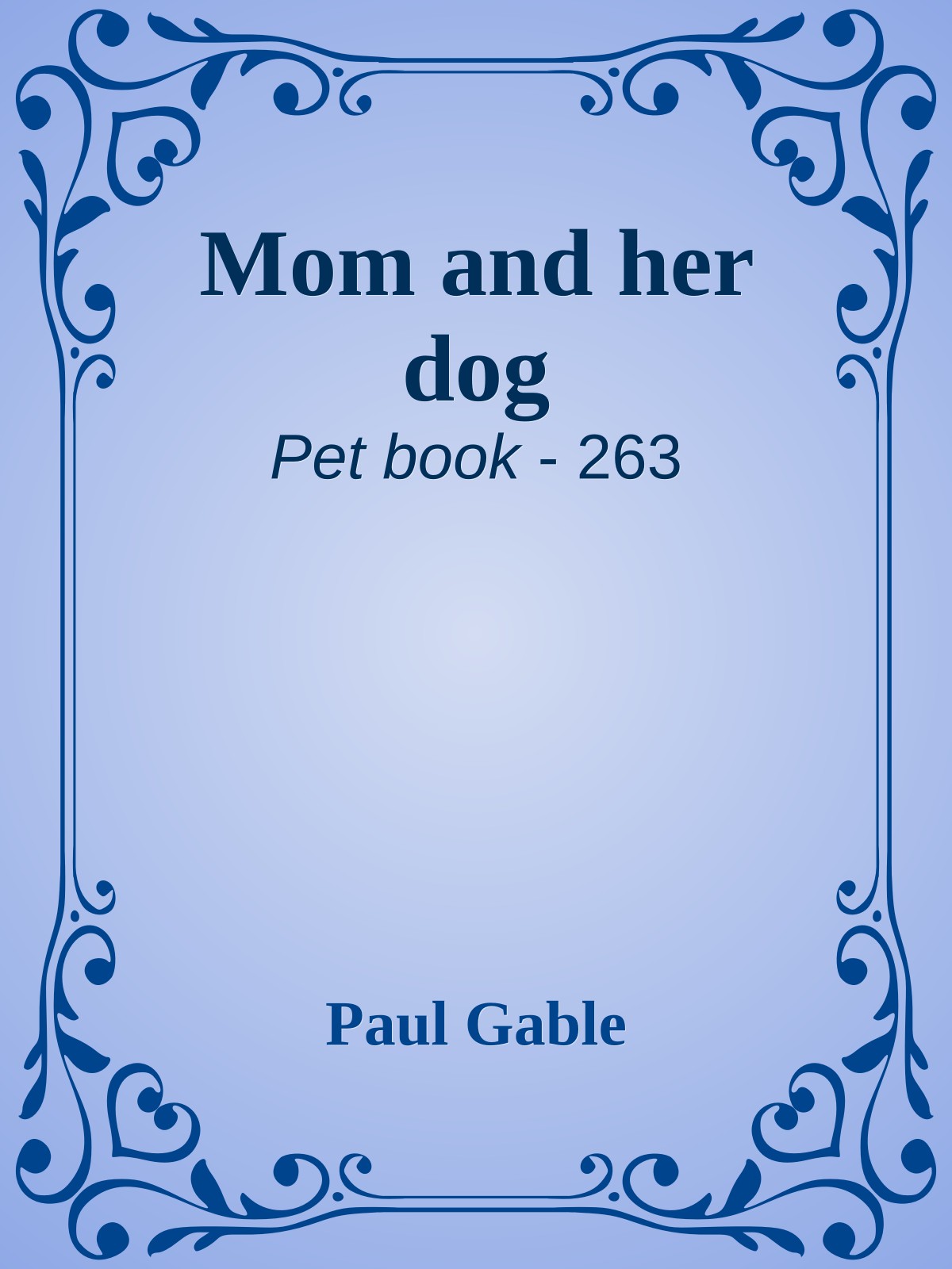 Mom and her dog