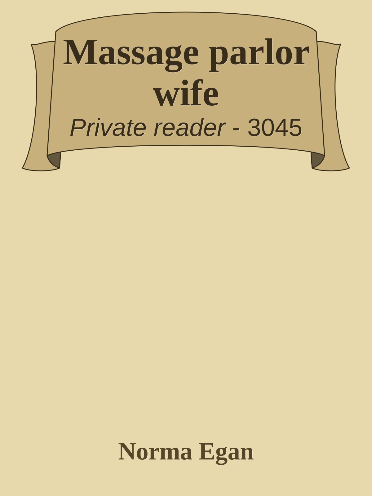 Massage parlor wife
