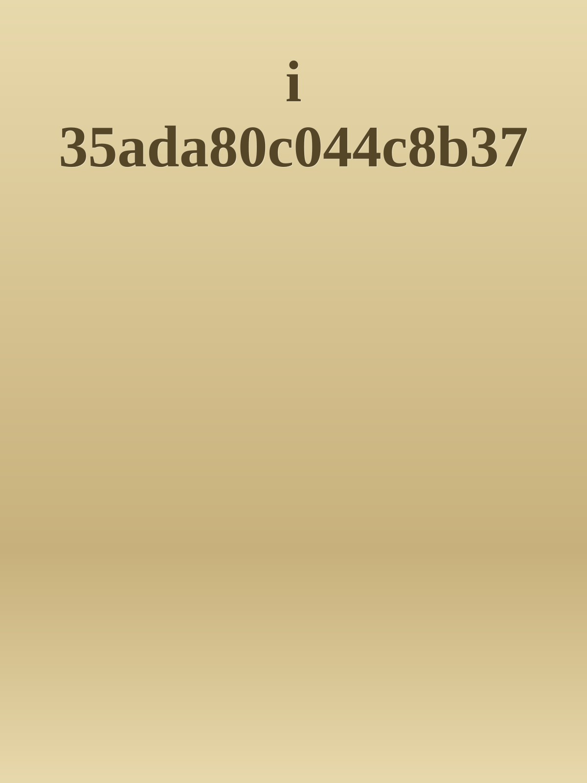 i 35ada80c044c8b37