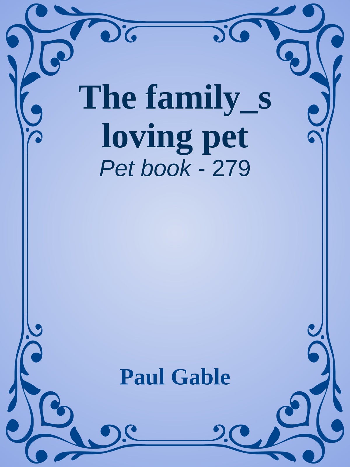 The family_s loving pet