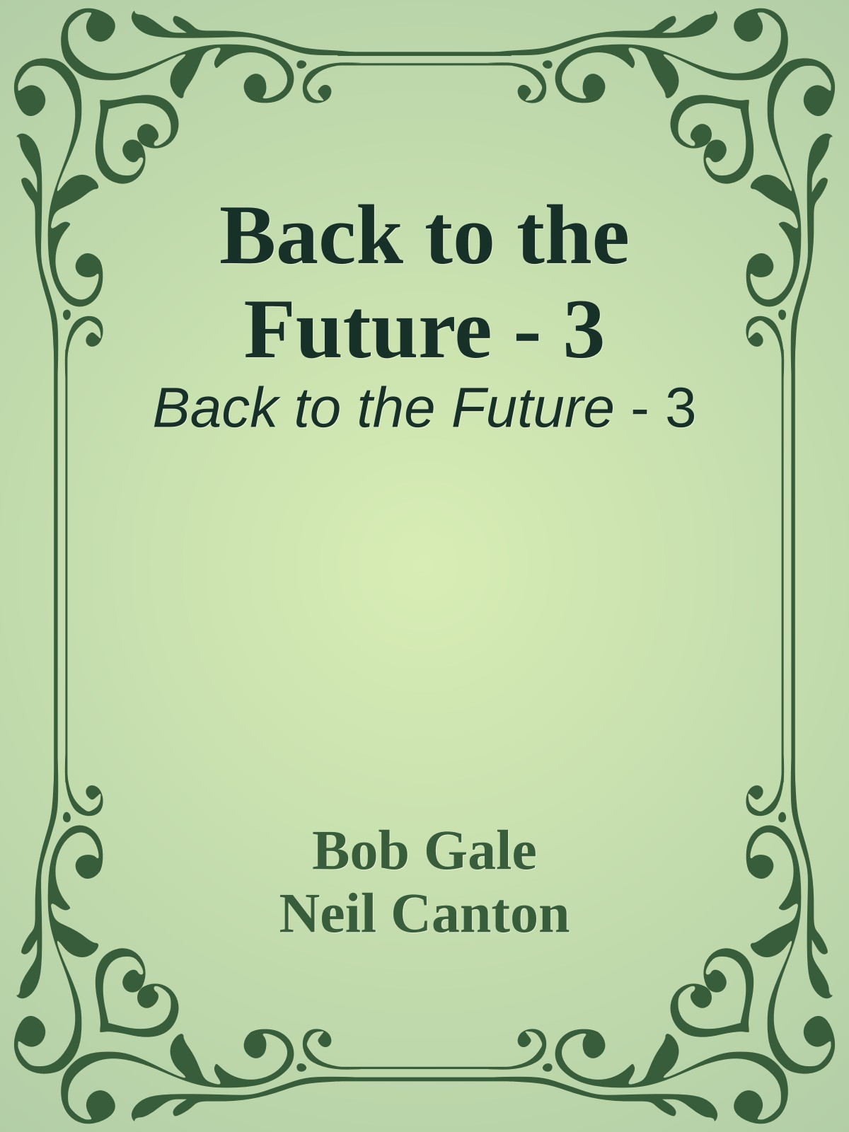 Back to the Future - 3