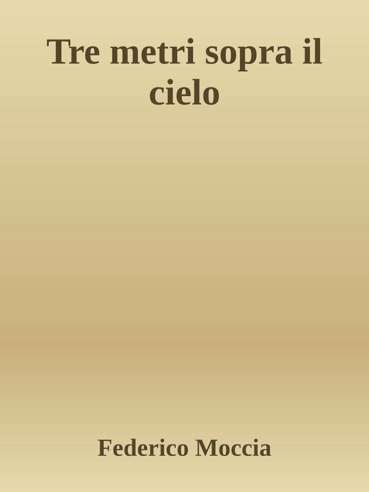 Tre metri sopra il cielo