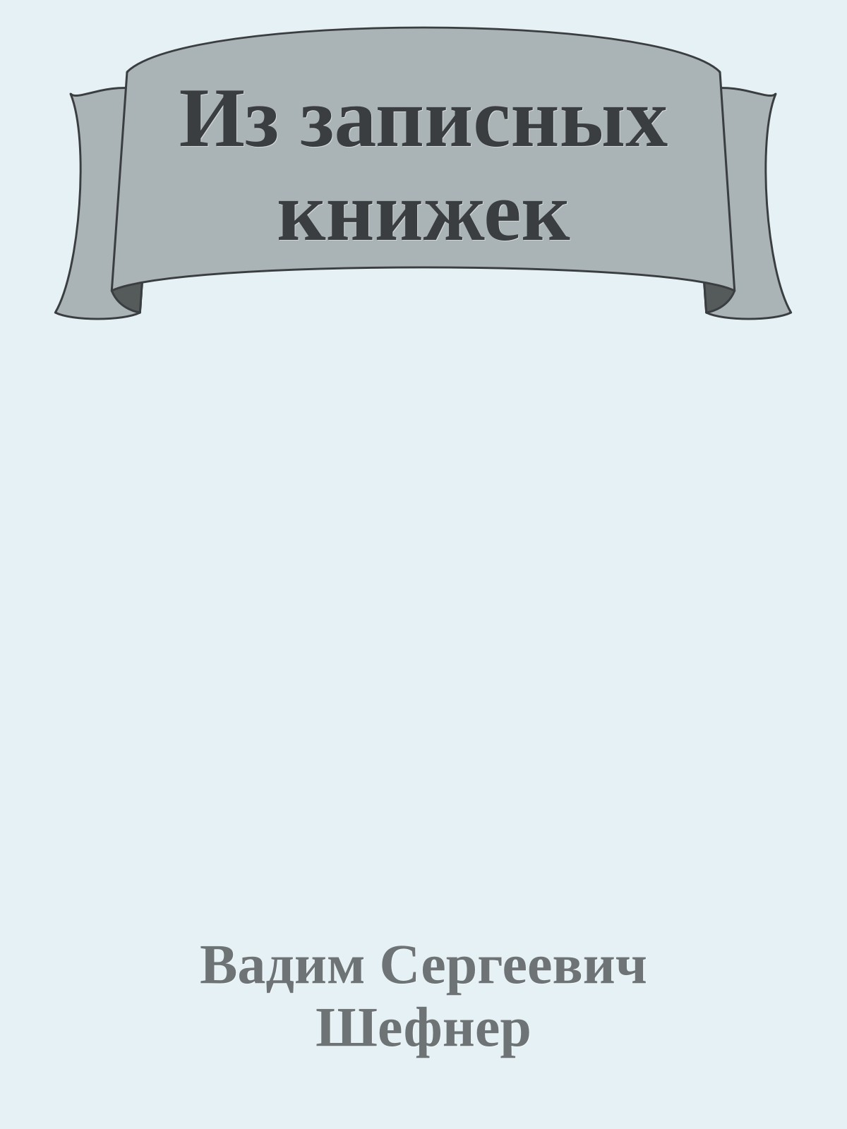 Из записных книжек
