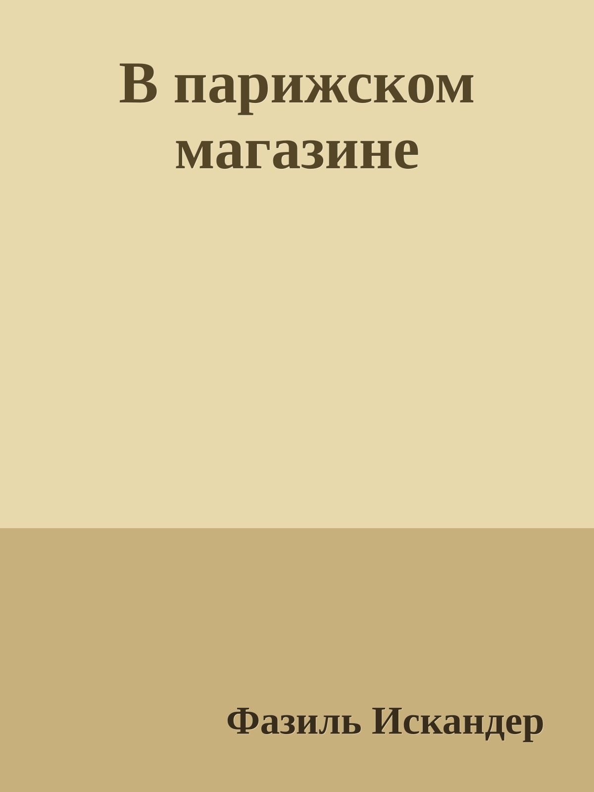В парижском магазине