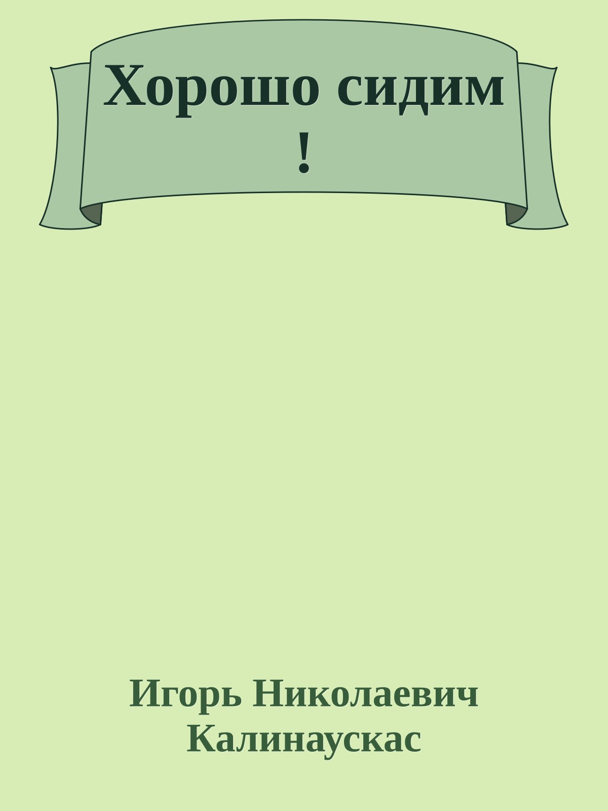 Хорошо сидим !