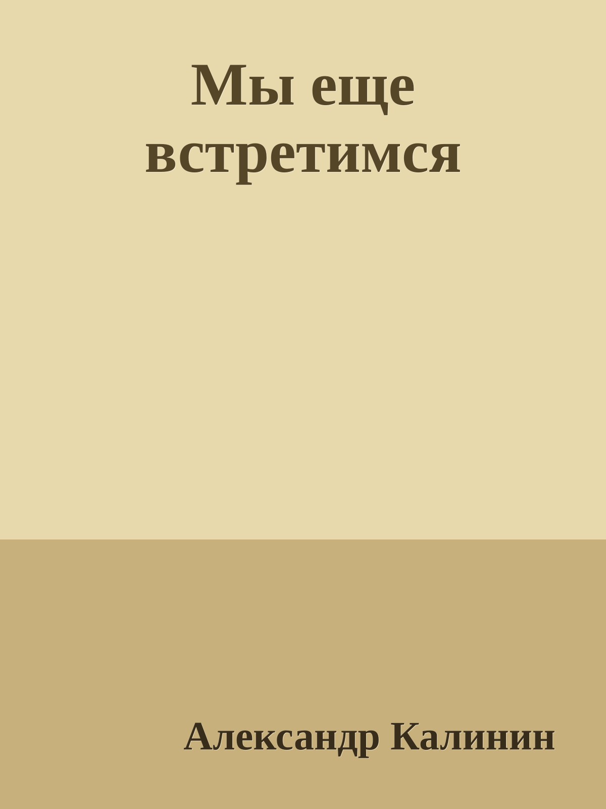 Мы еще встретимся