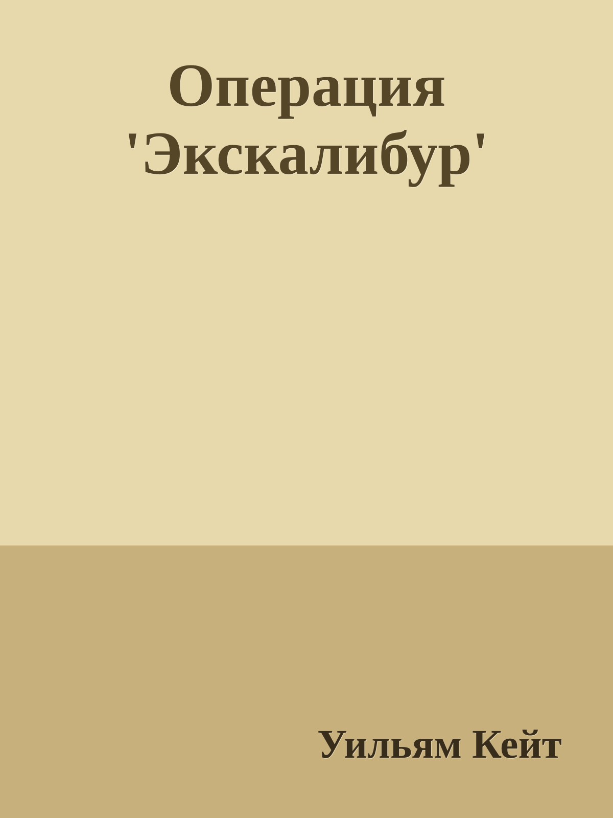 Операция 'Экскалибур'