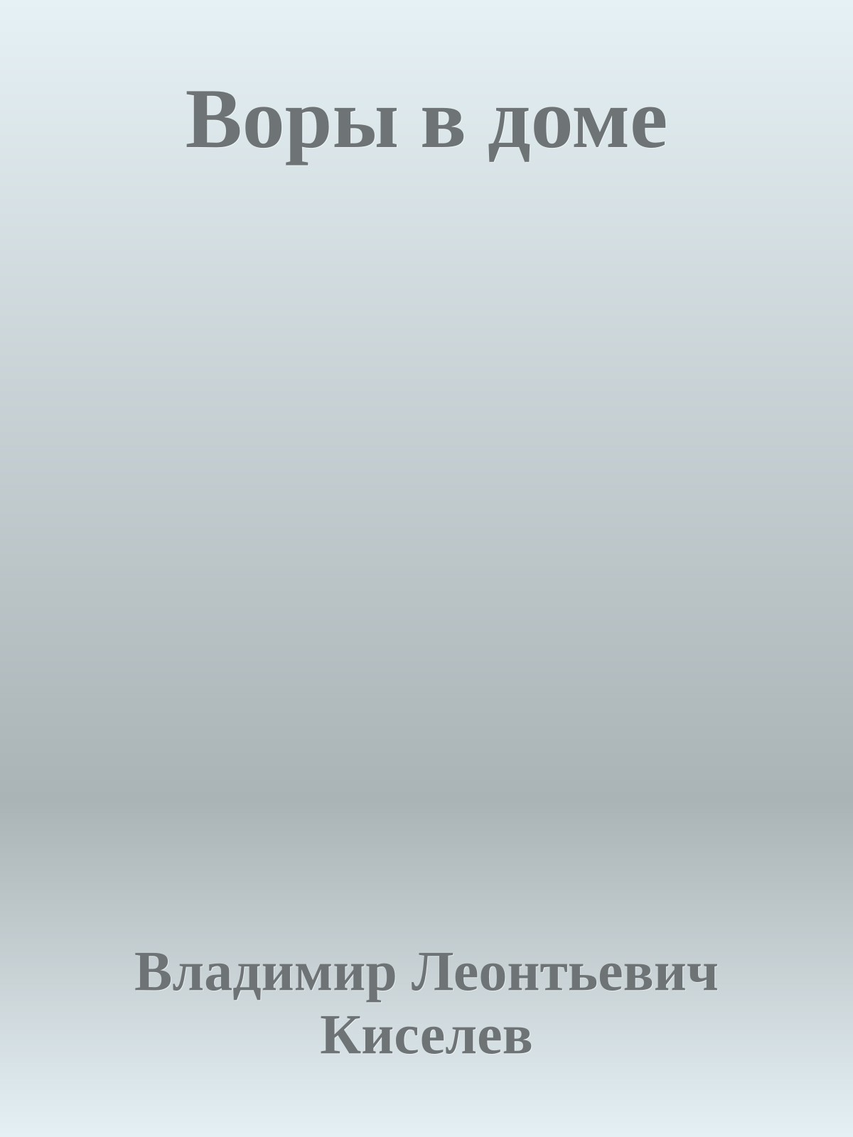 Воры в доме