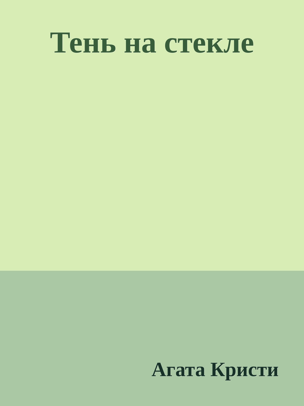 Тень на стекле