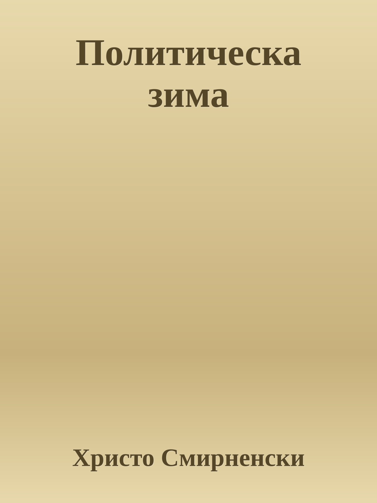 Политическа зима