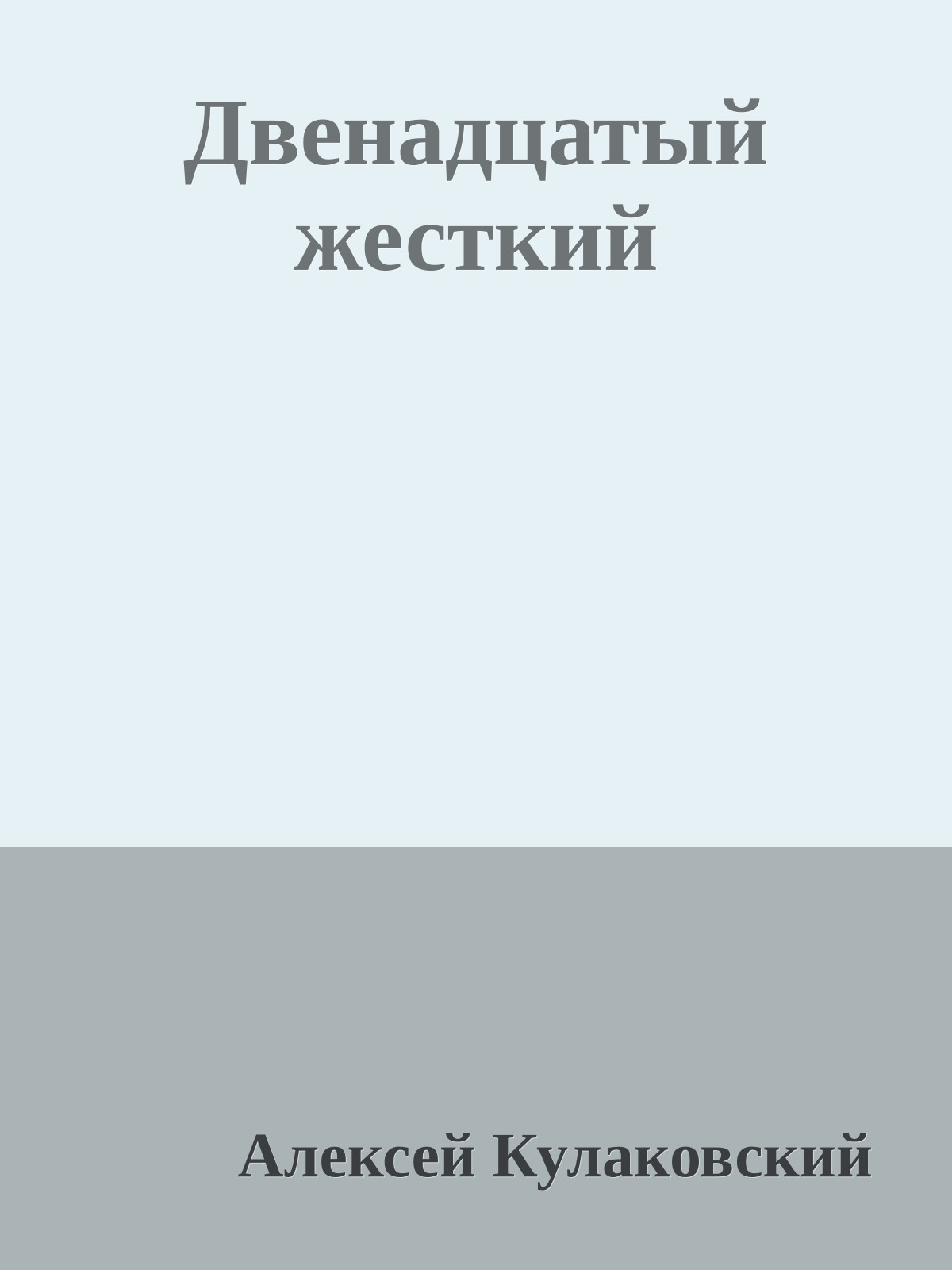 Двенадцатый жесткий