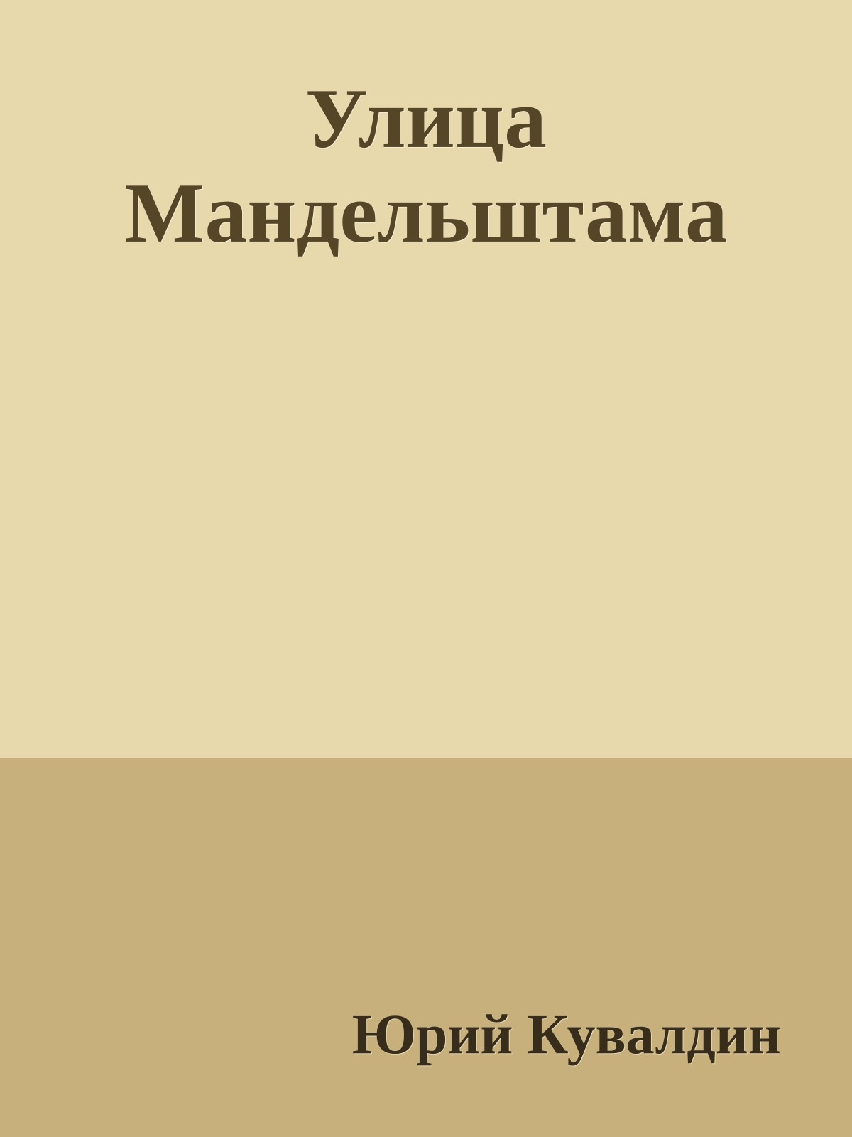 Улица Мандельштама