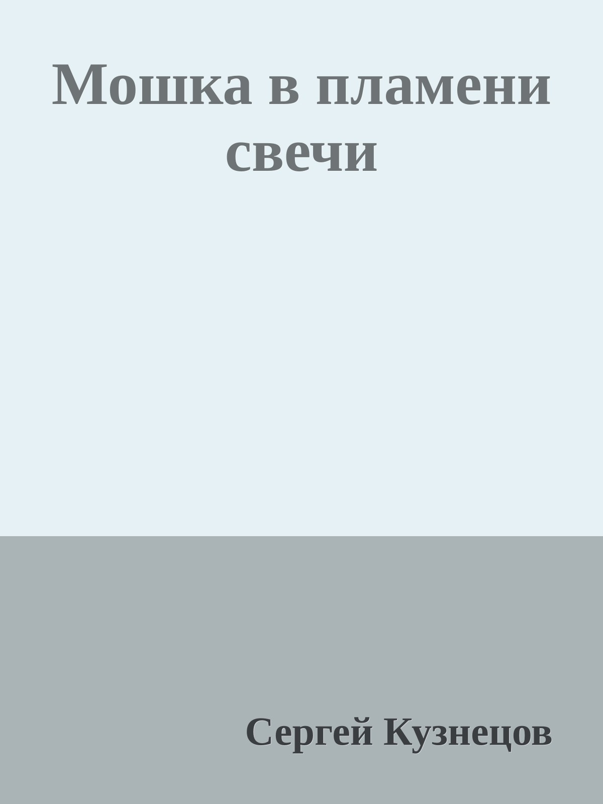 Мошка в пламени свечи