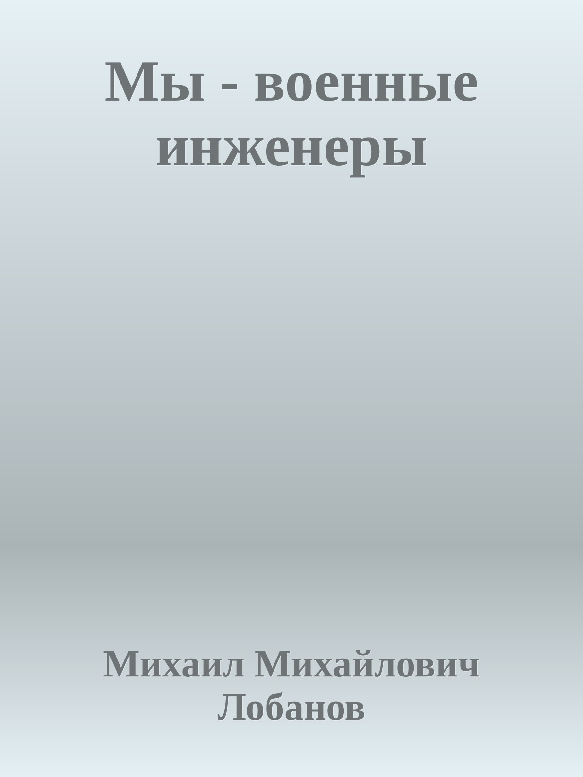Мы - военные инженеры