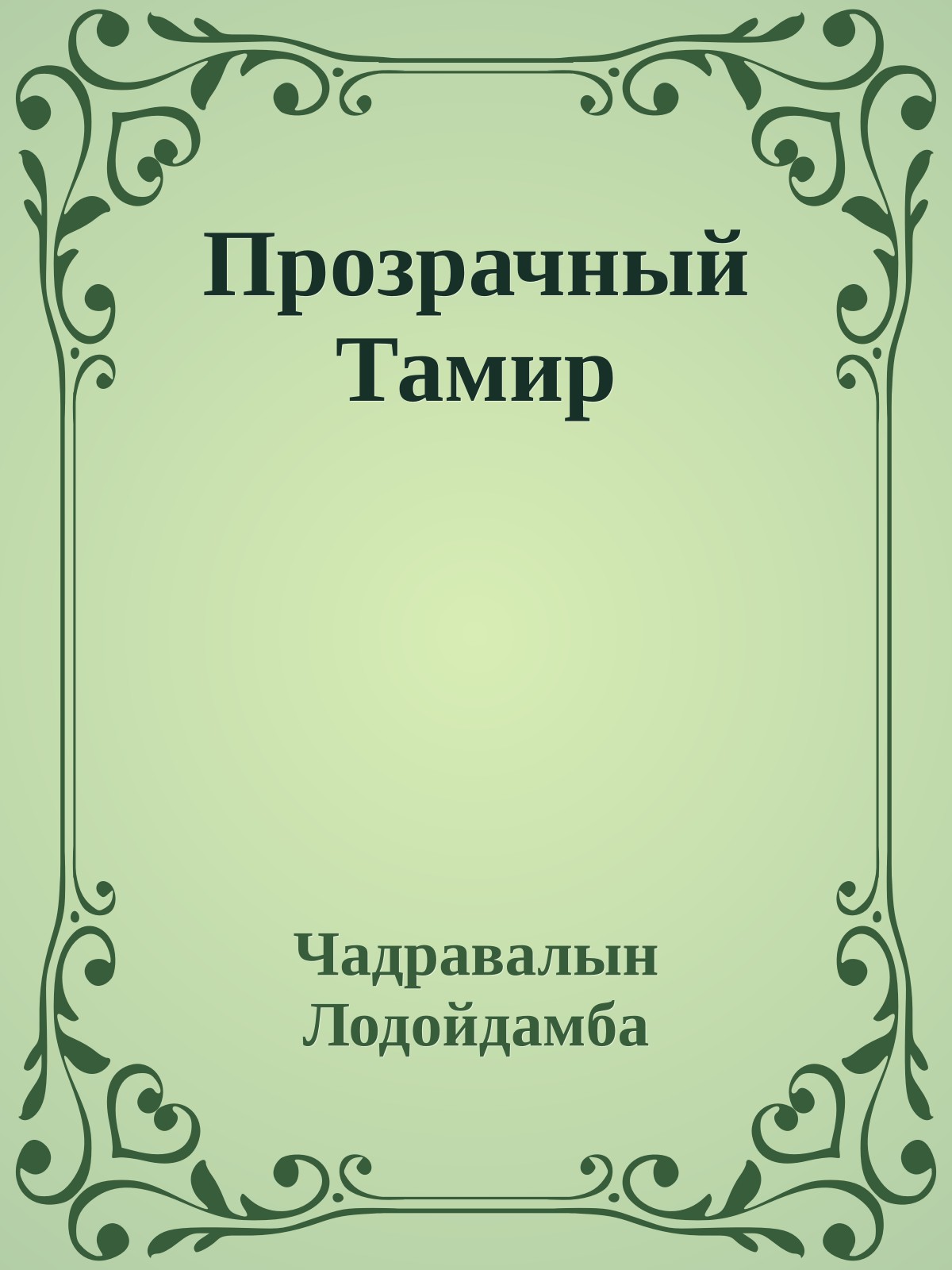 Прозрачный Тамир
