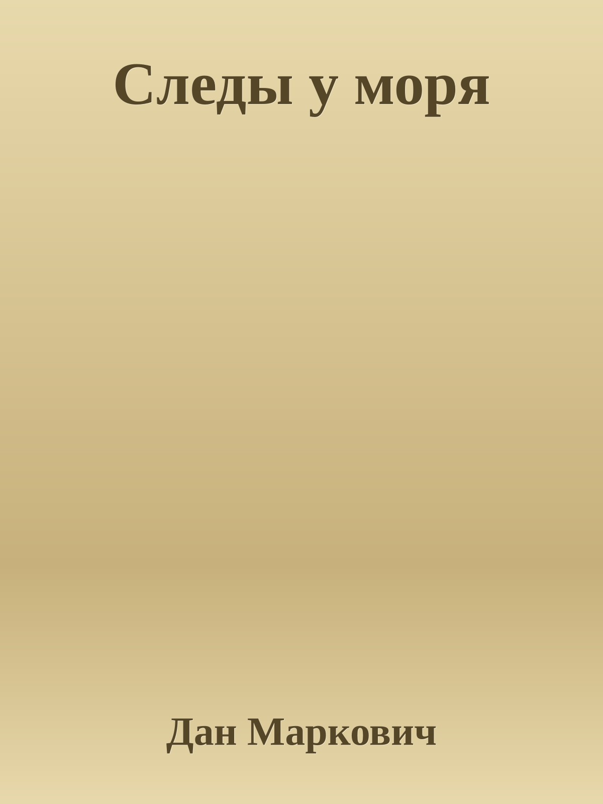 Следы у моря