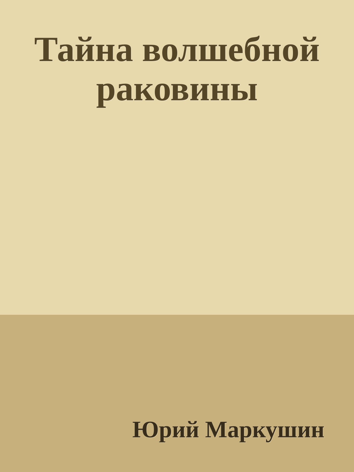 Тайна волшебной раковины