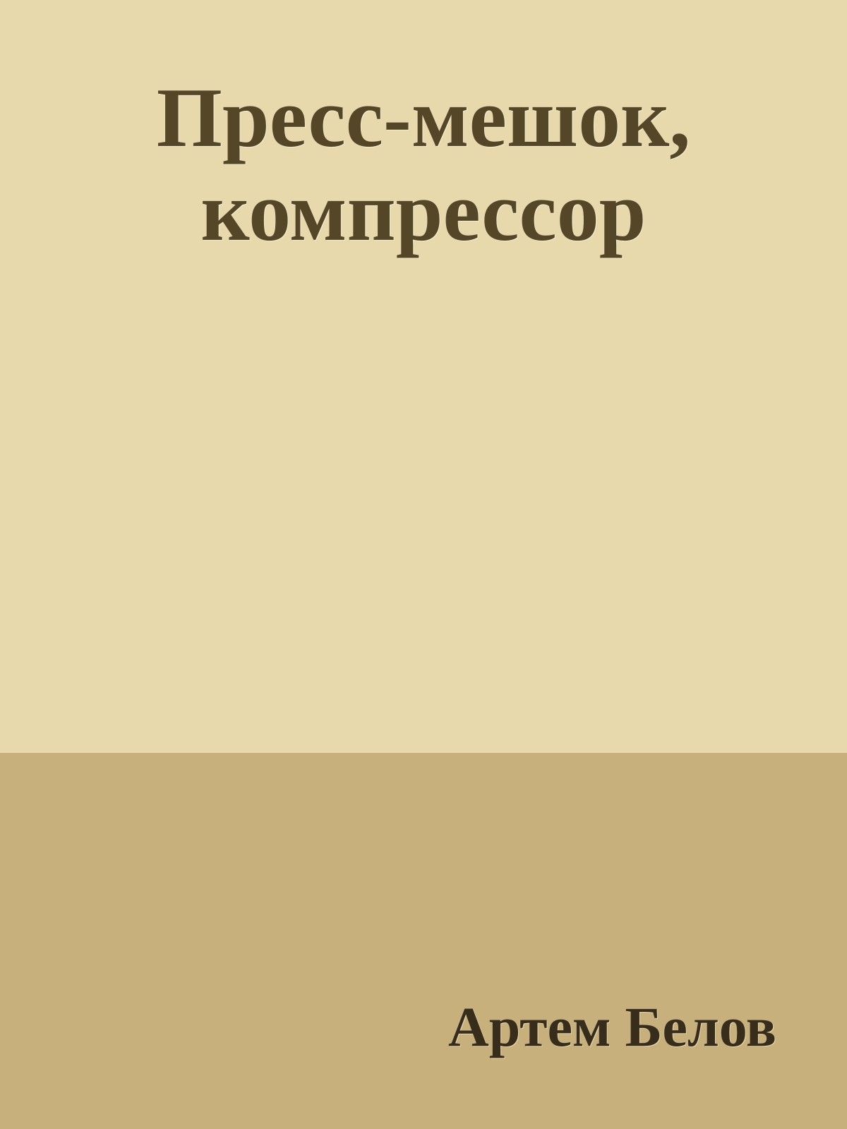 Пресс-мешок, компрессор