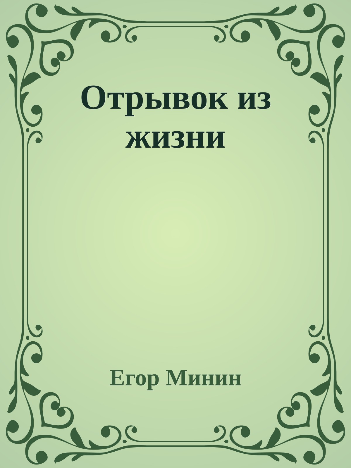 Отрывок из жизни