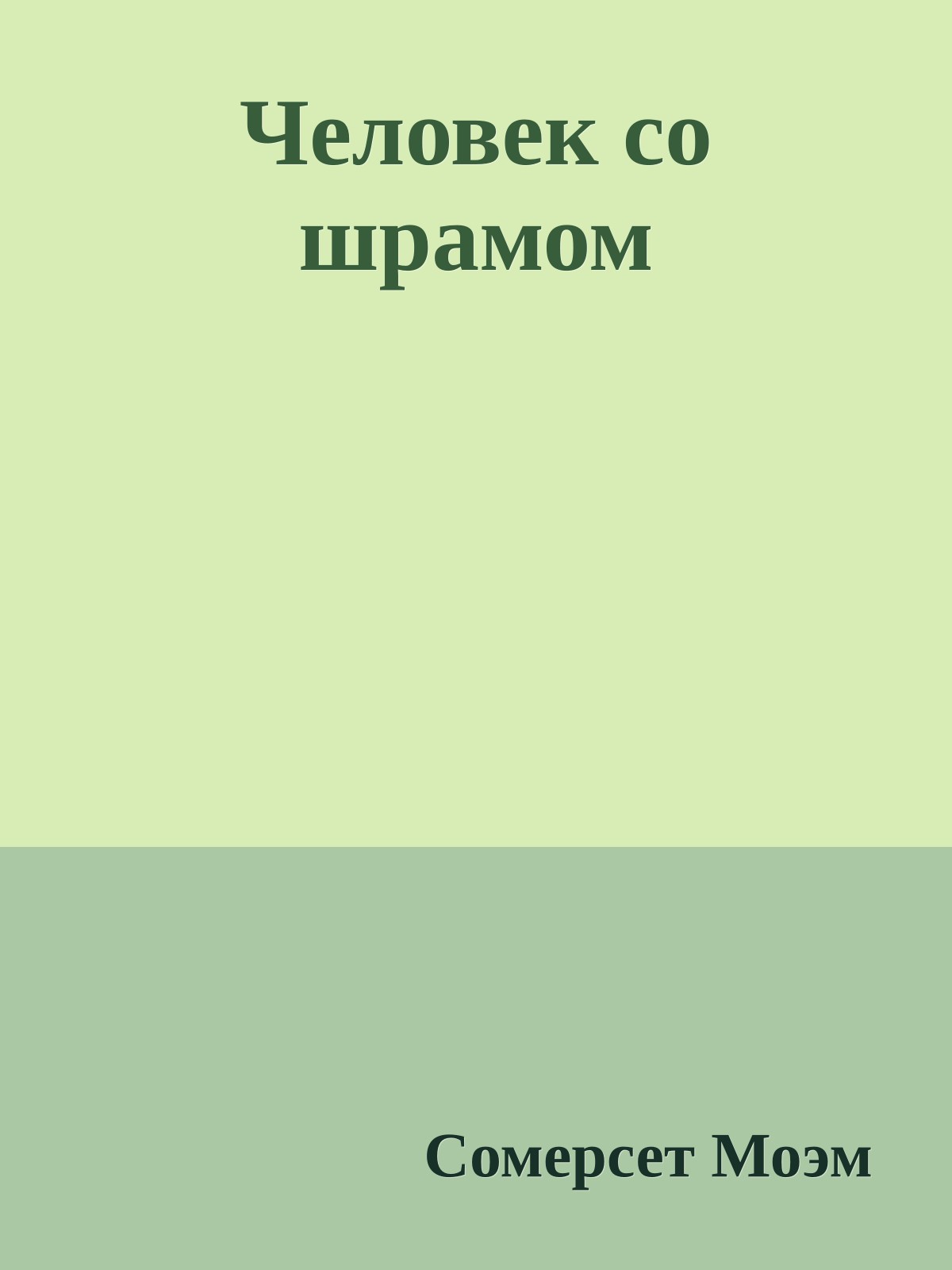 Человек со шрамом
