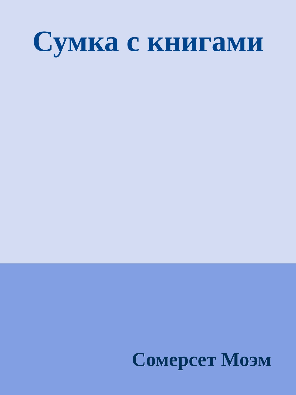 Сумка с книгами