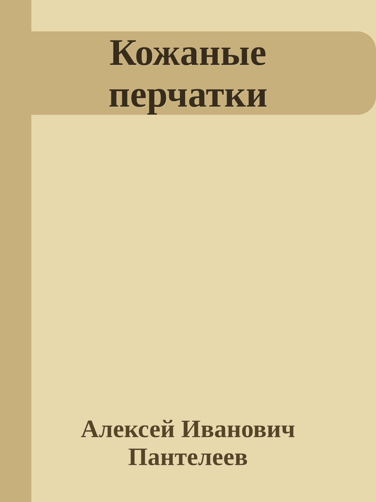 Кожаные перчатки