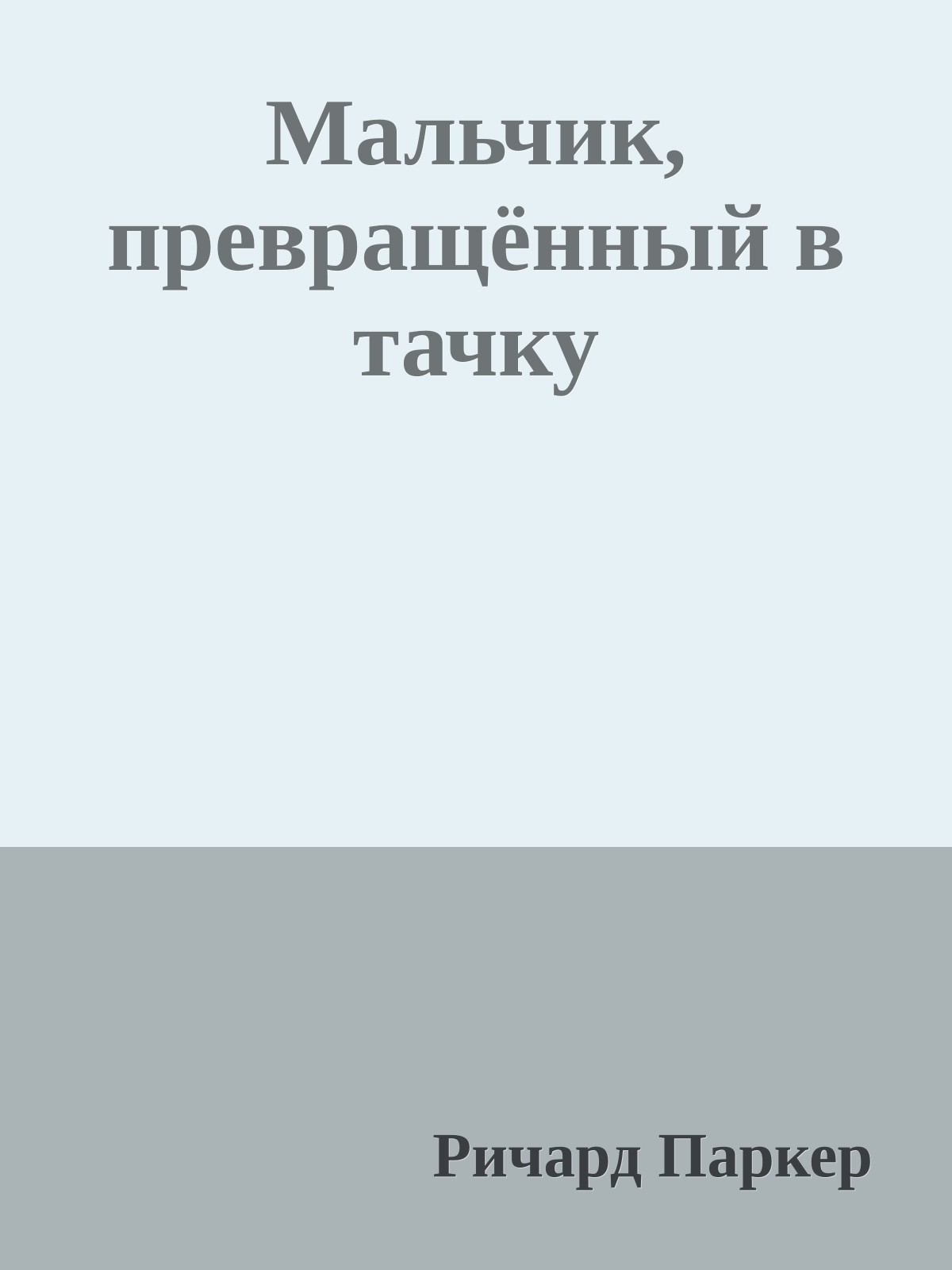 Мальчик, превращённый в тачку