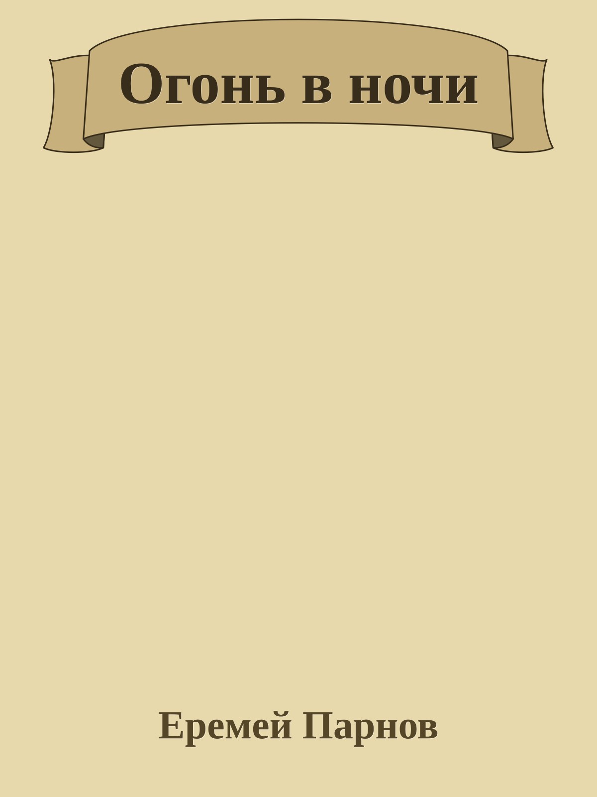 Огонь в ночи