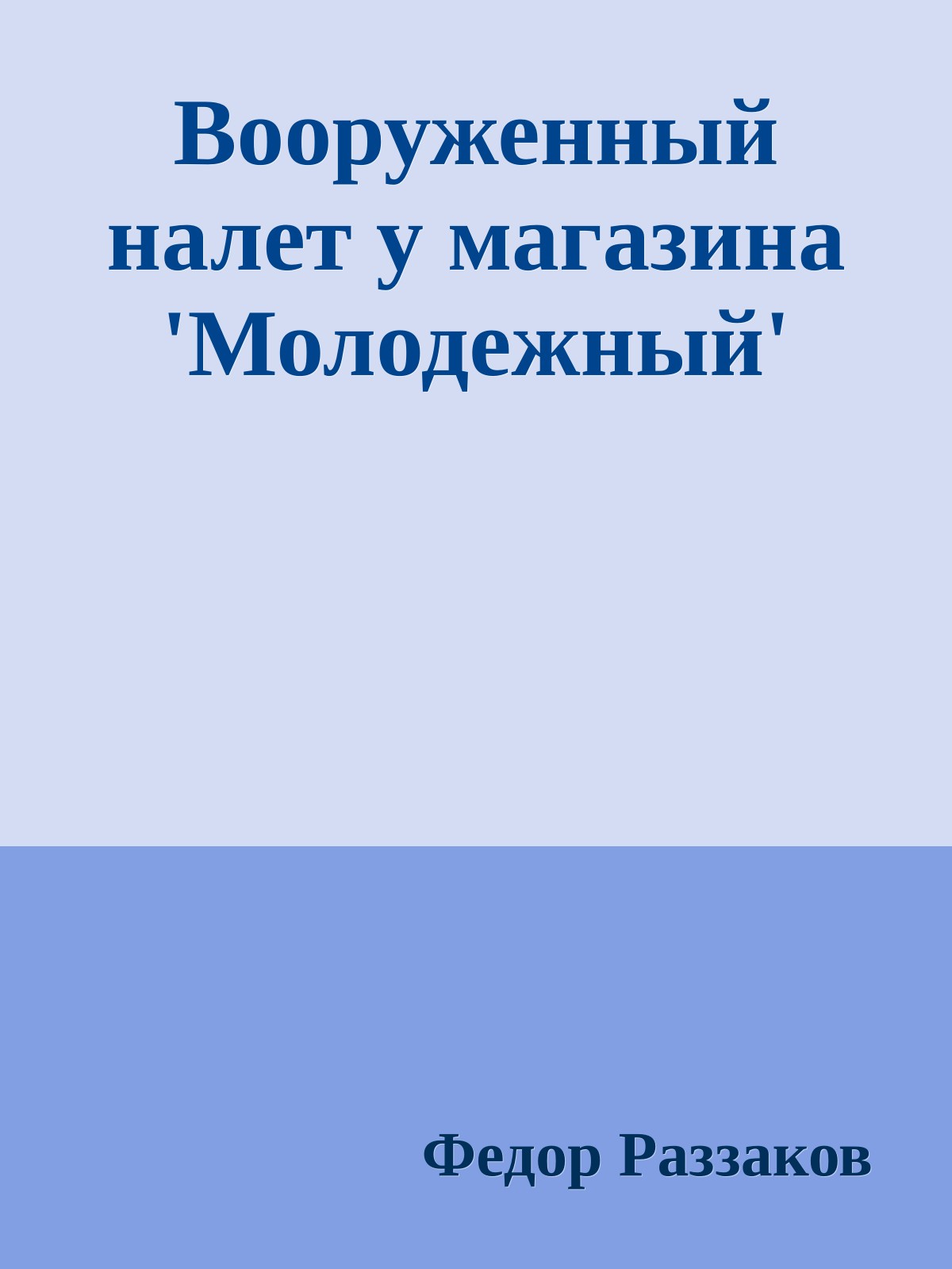 Вооруженный налет у магазина 'Молодежный'