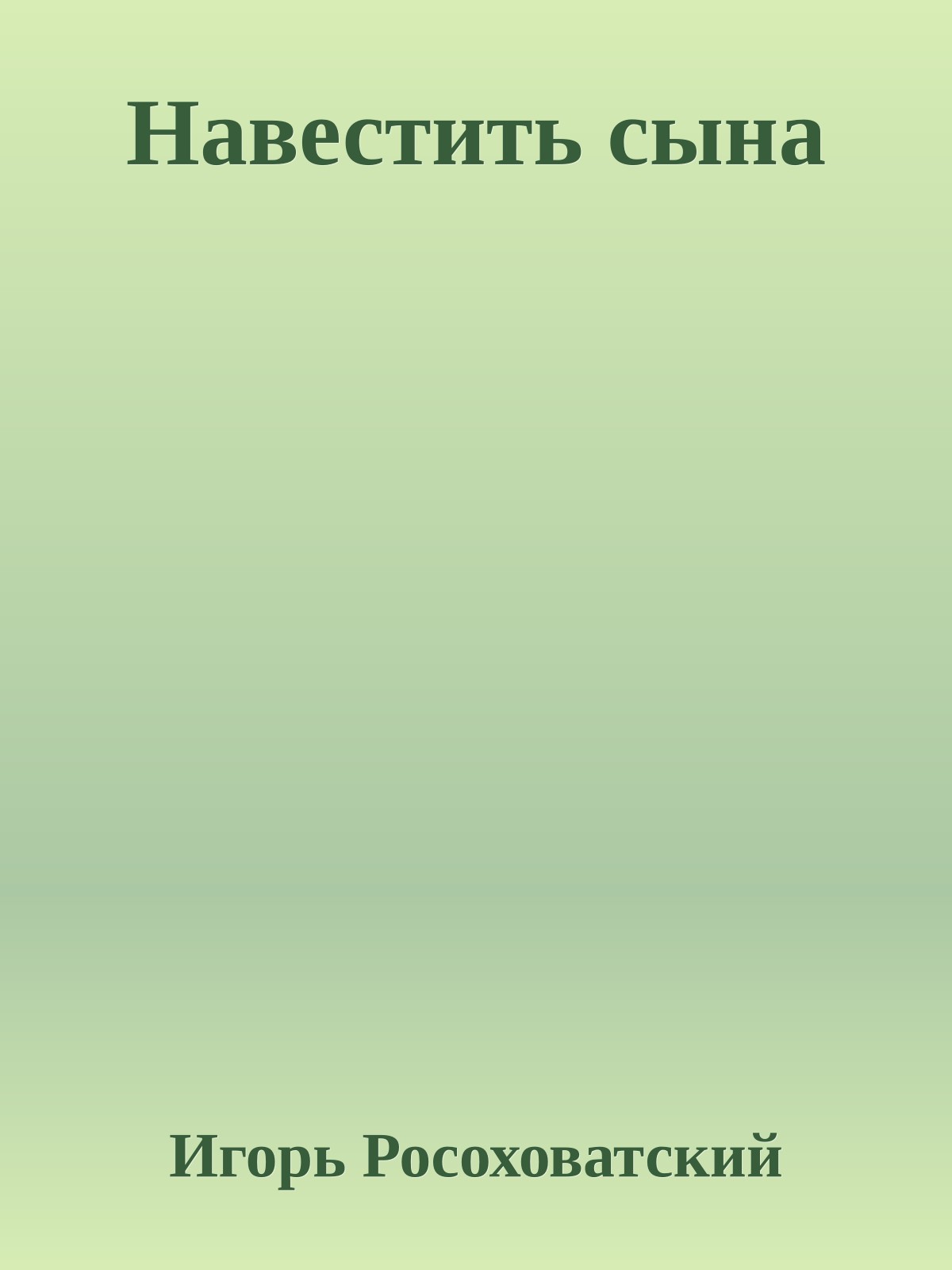 Навестить сына