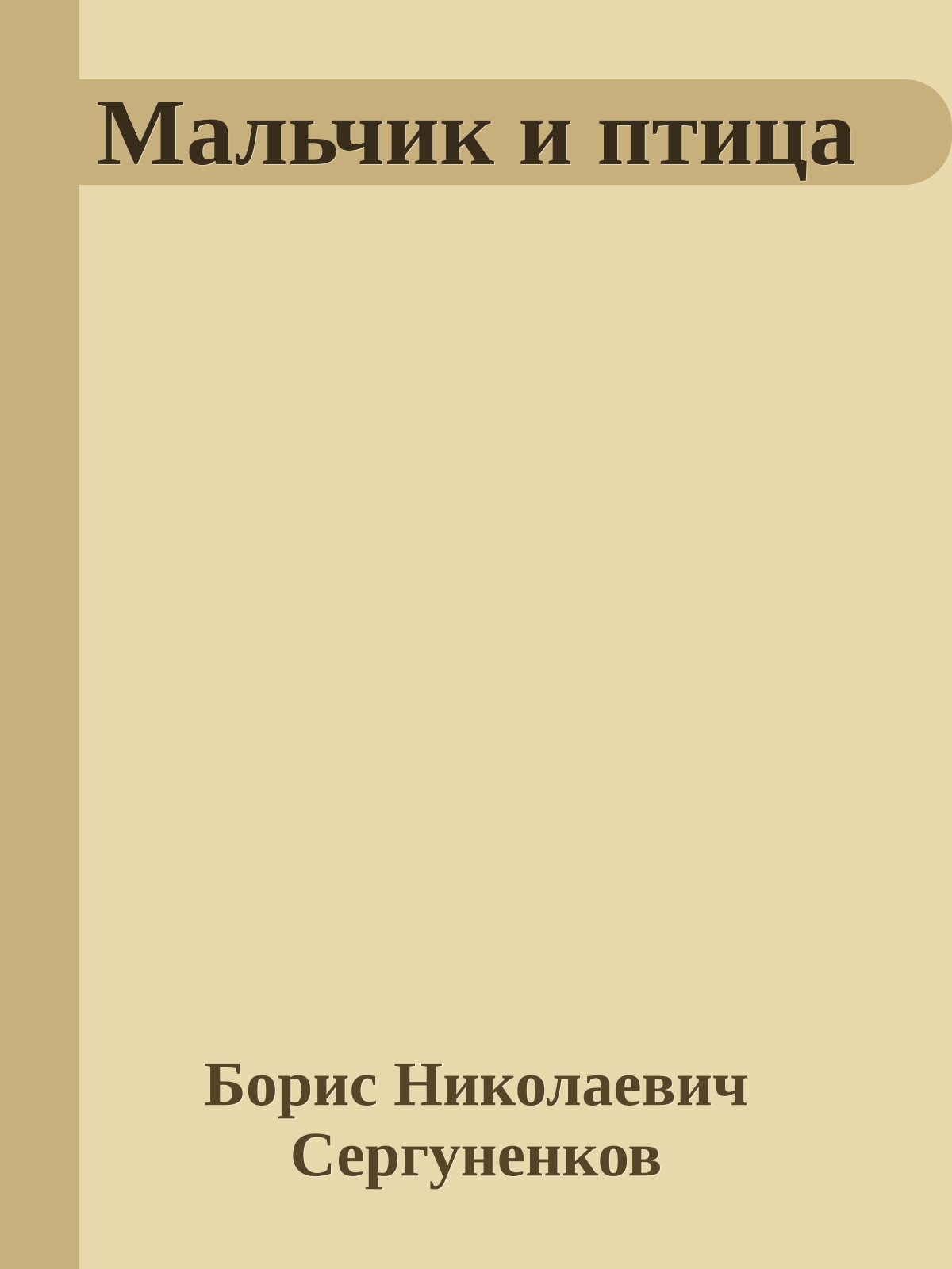 Мальчик и птица