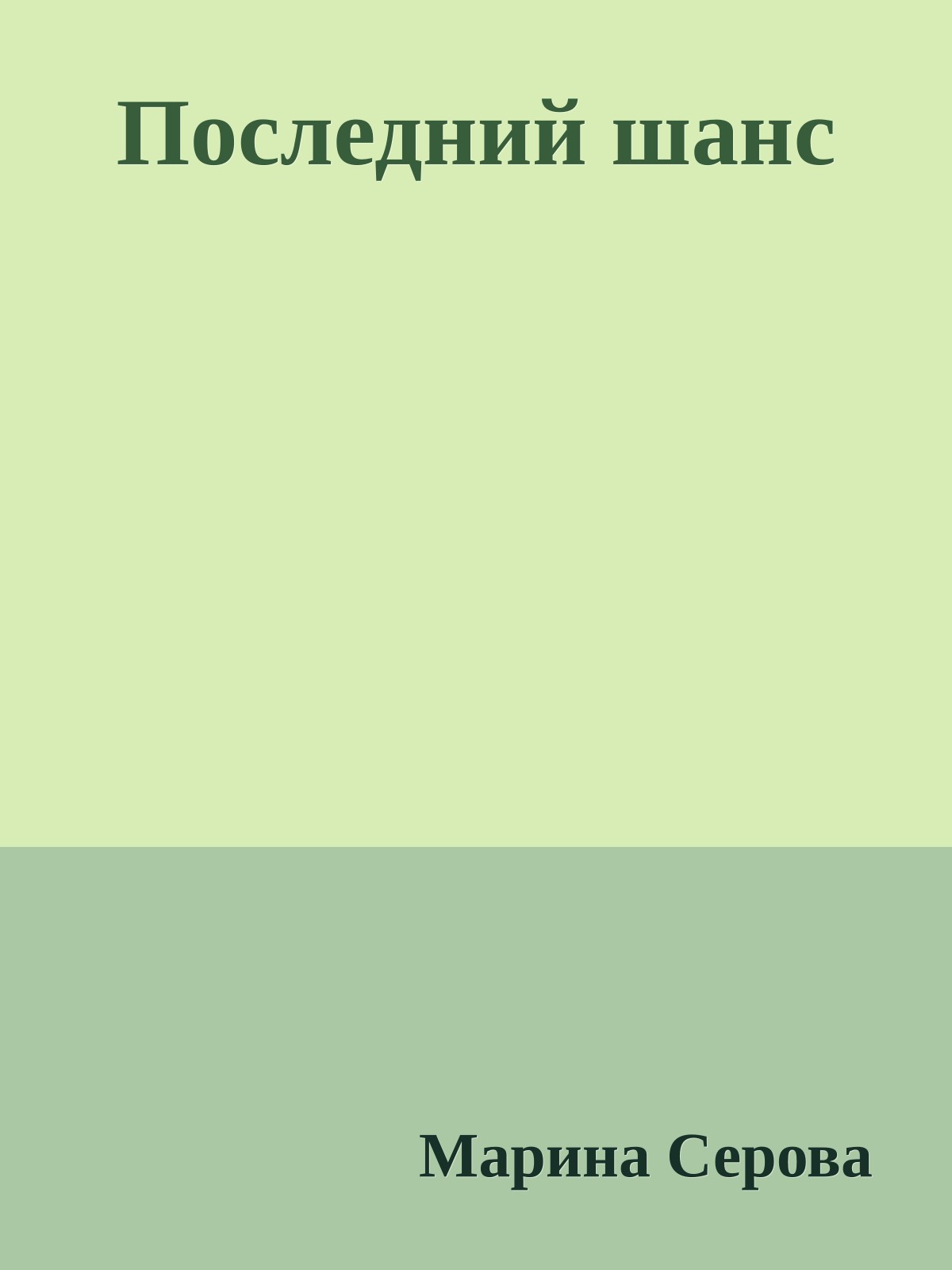 Последний шанс