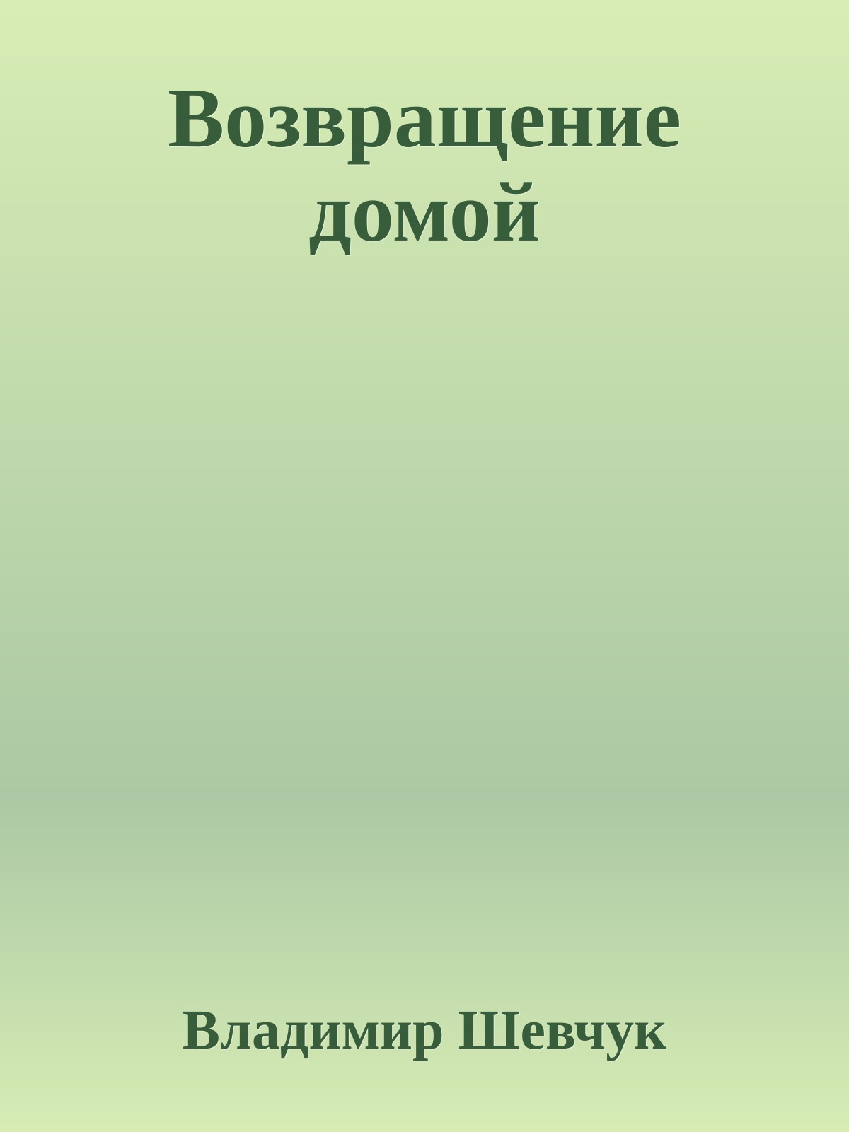 Возвращение домой