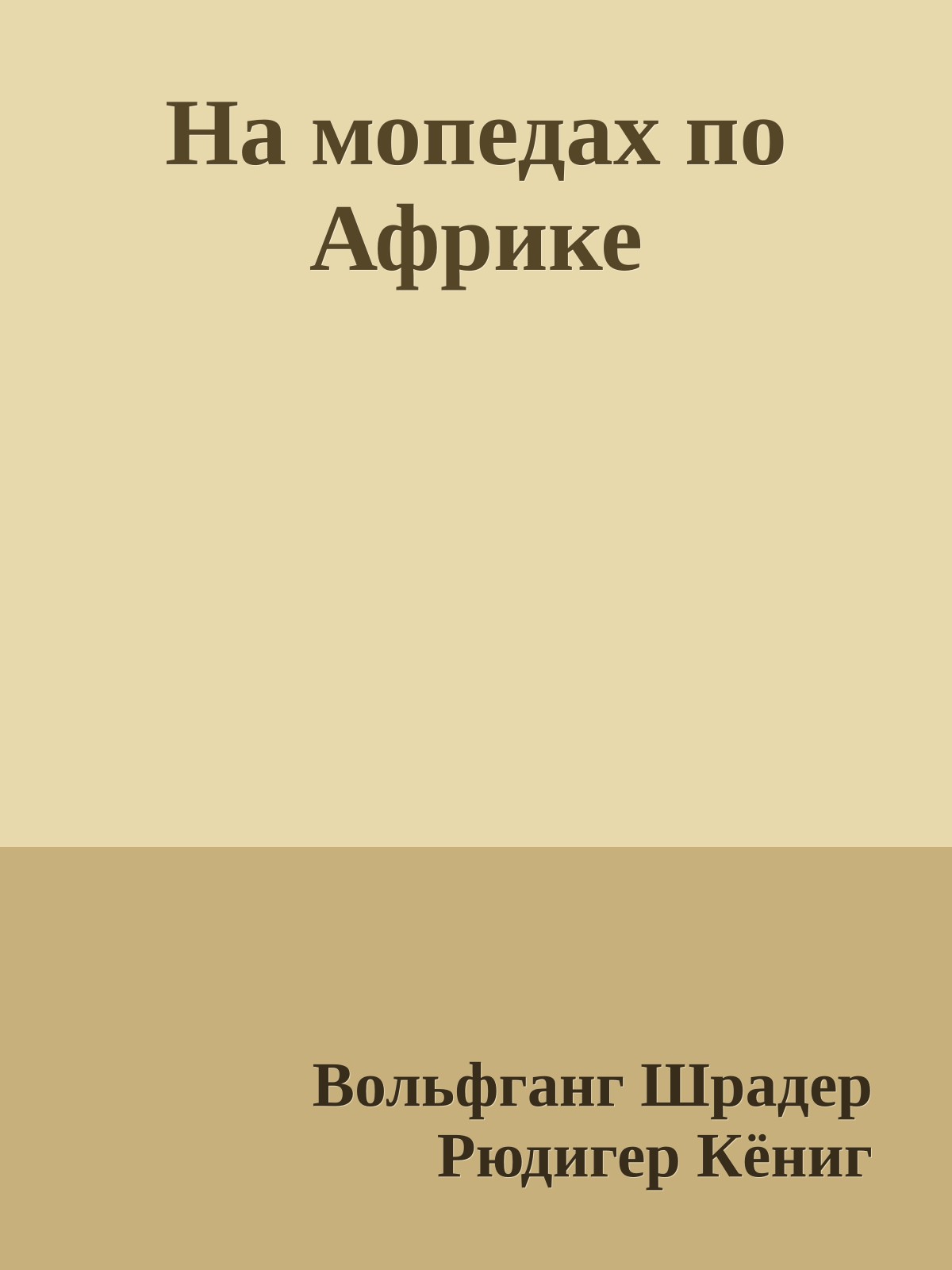 На мопедах по Африке