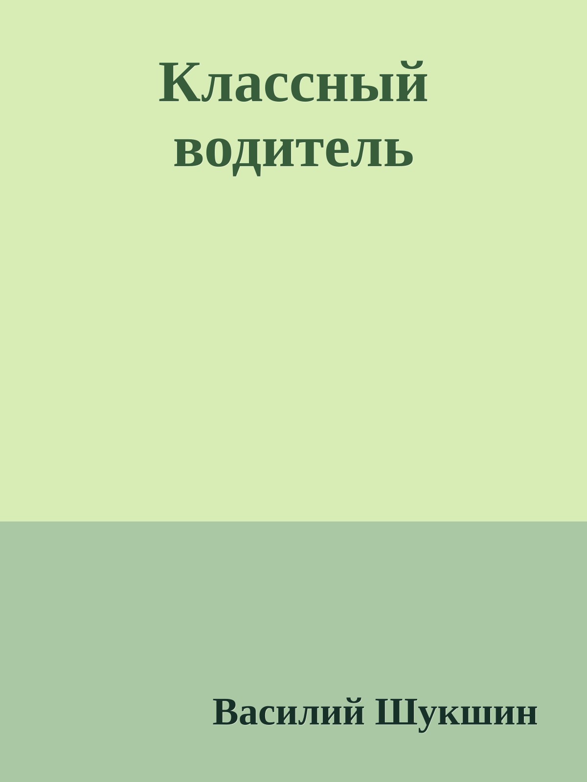 Классный водитель