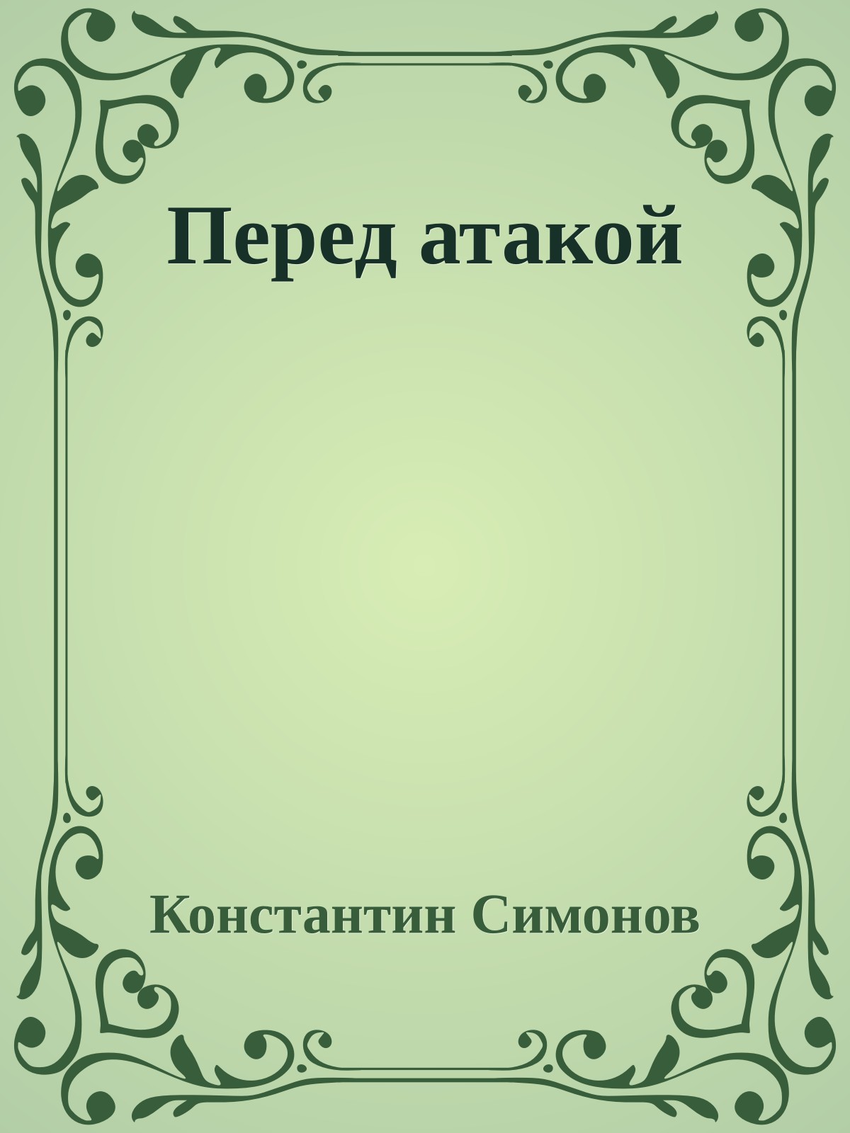 Перед атакой