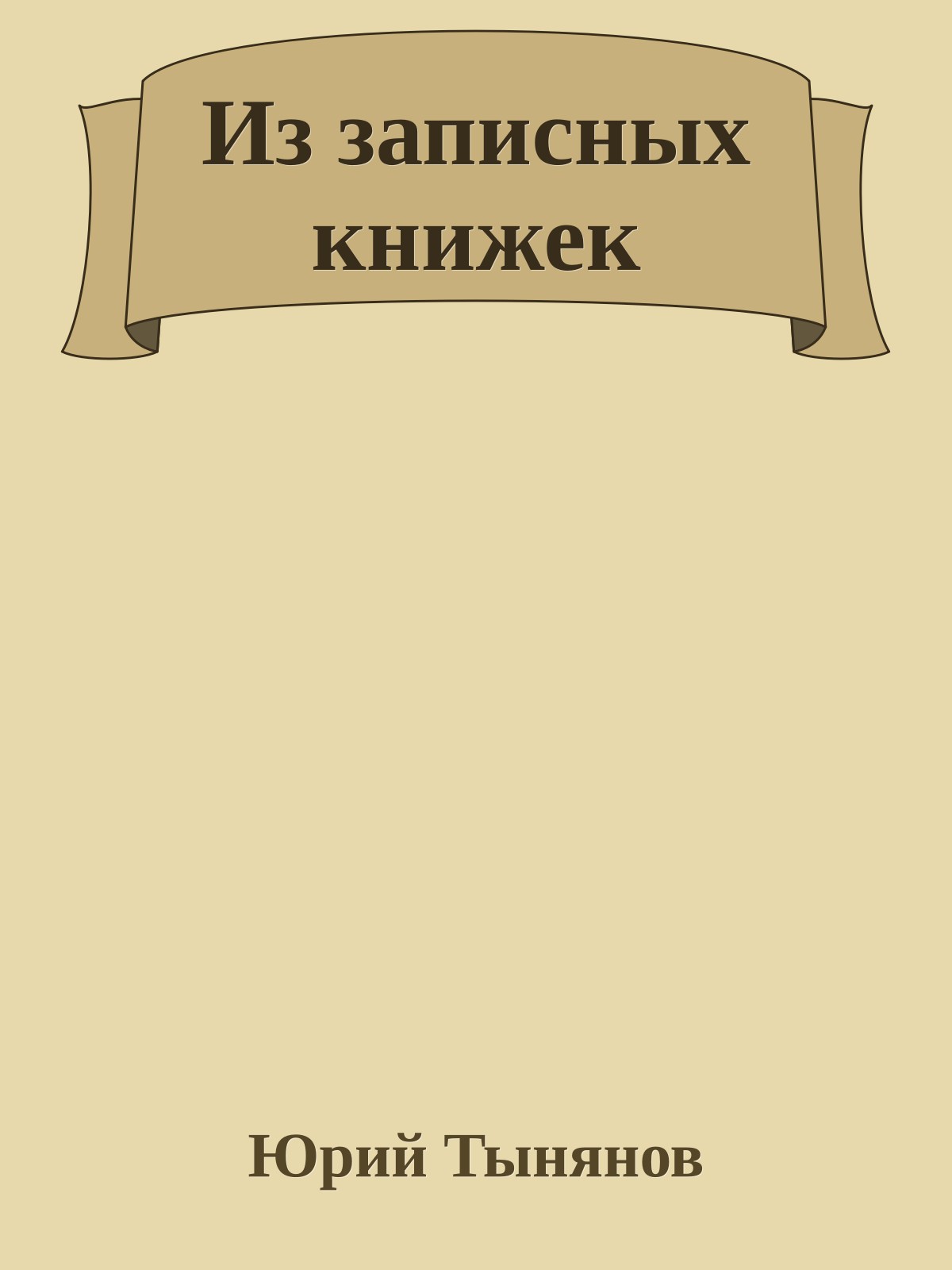 Из записных книжек