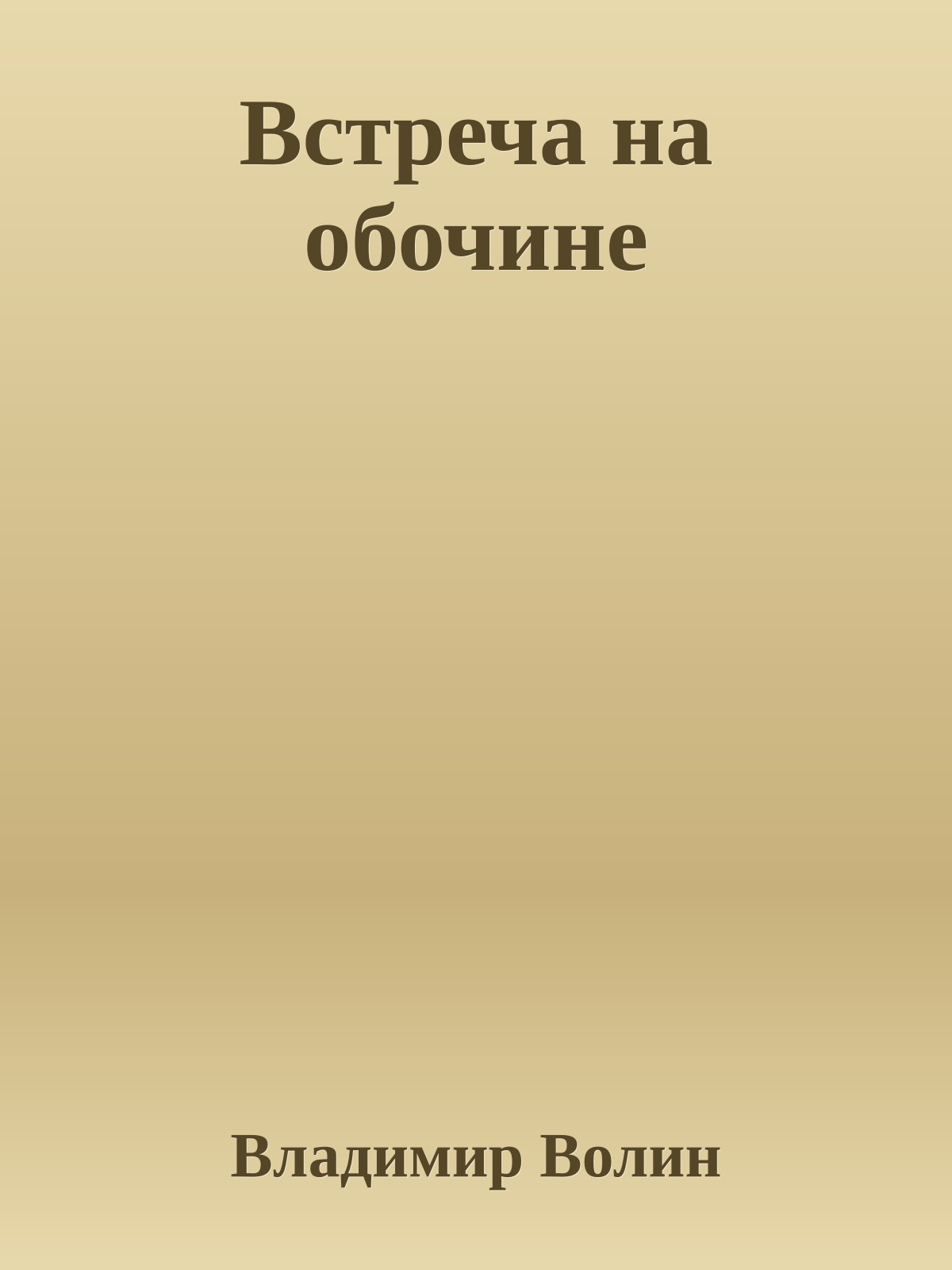 Встреча на обочине