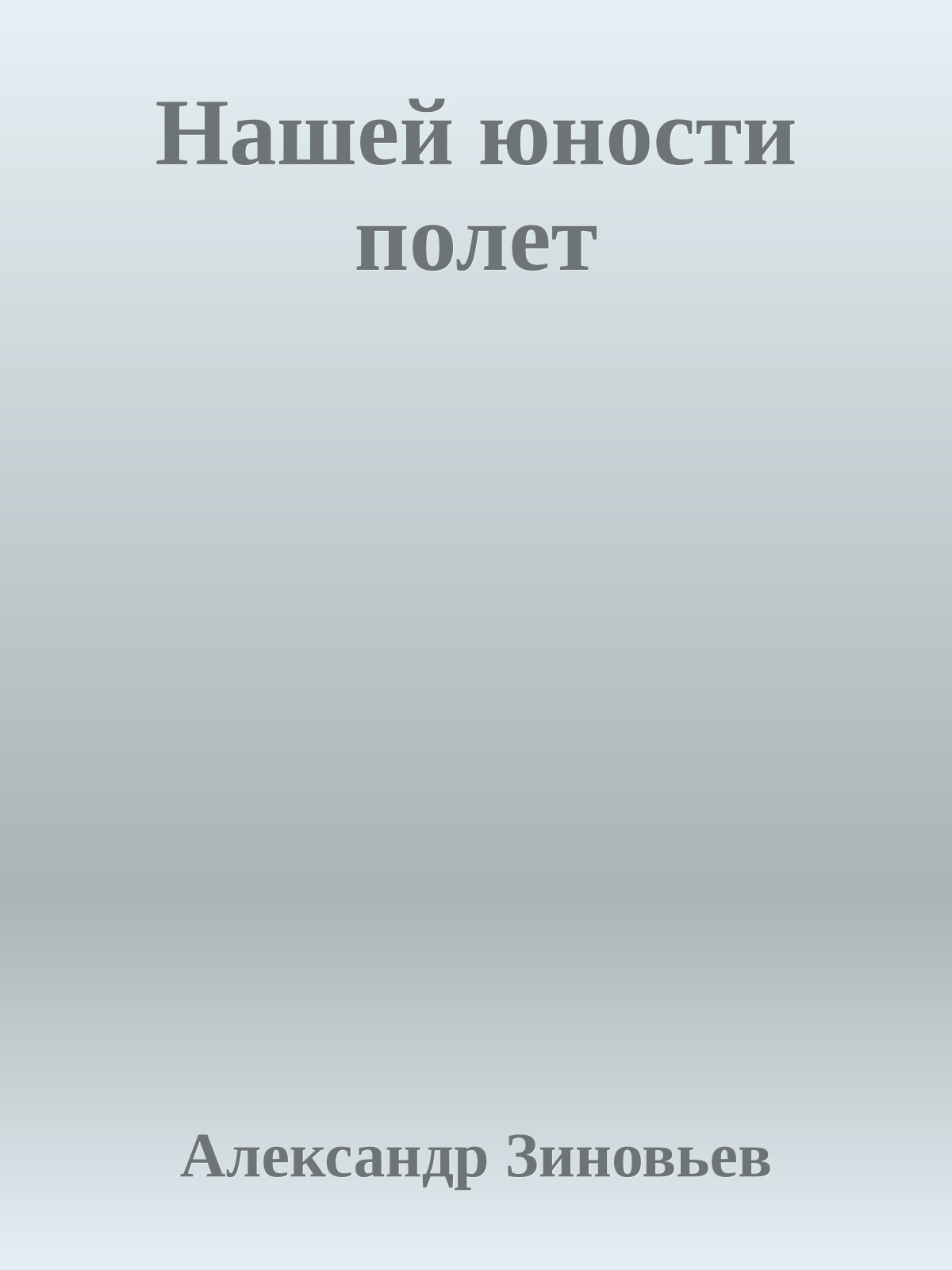 Нашей юности полет