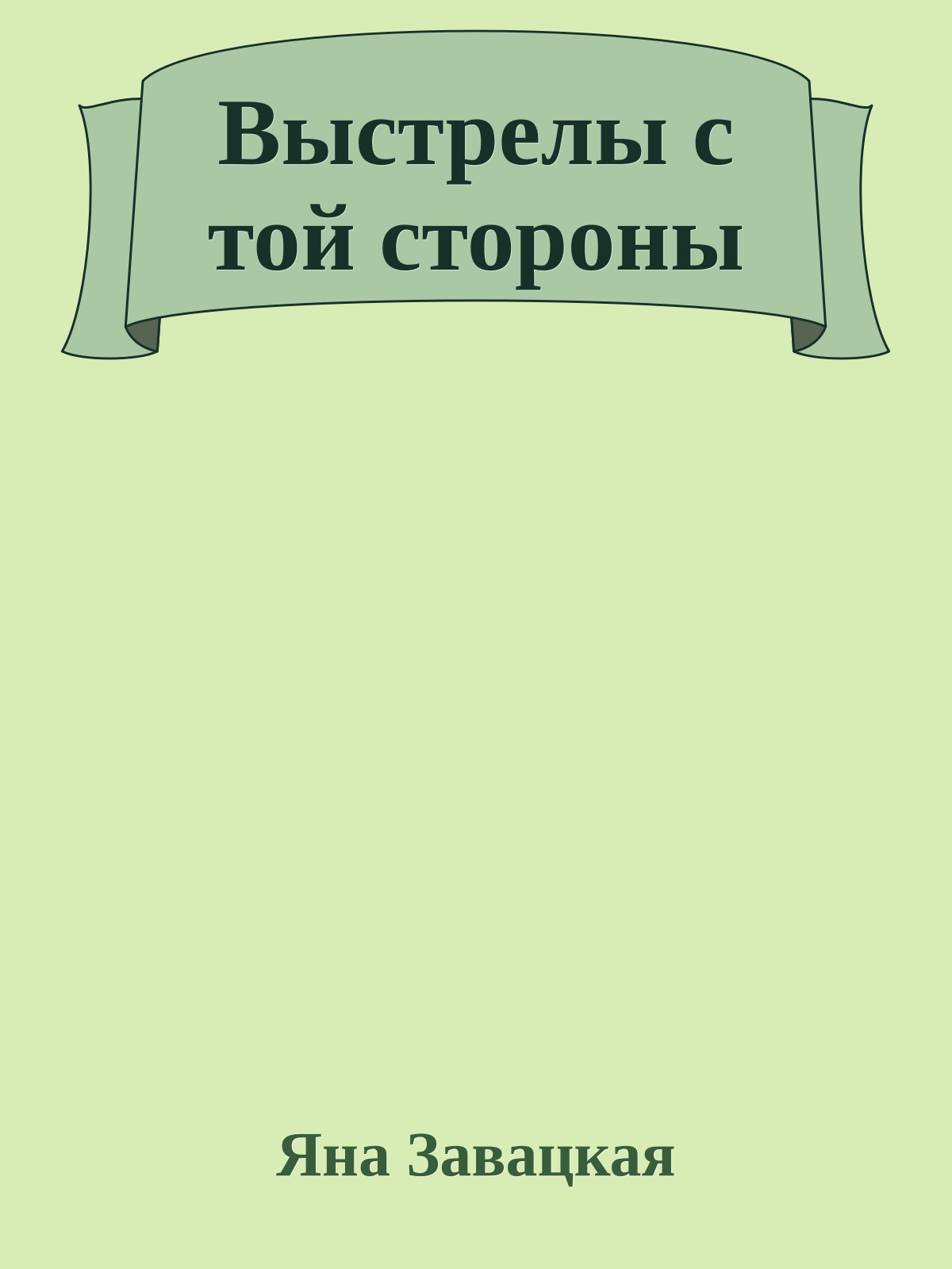 Выстрелы с той стороны