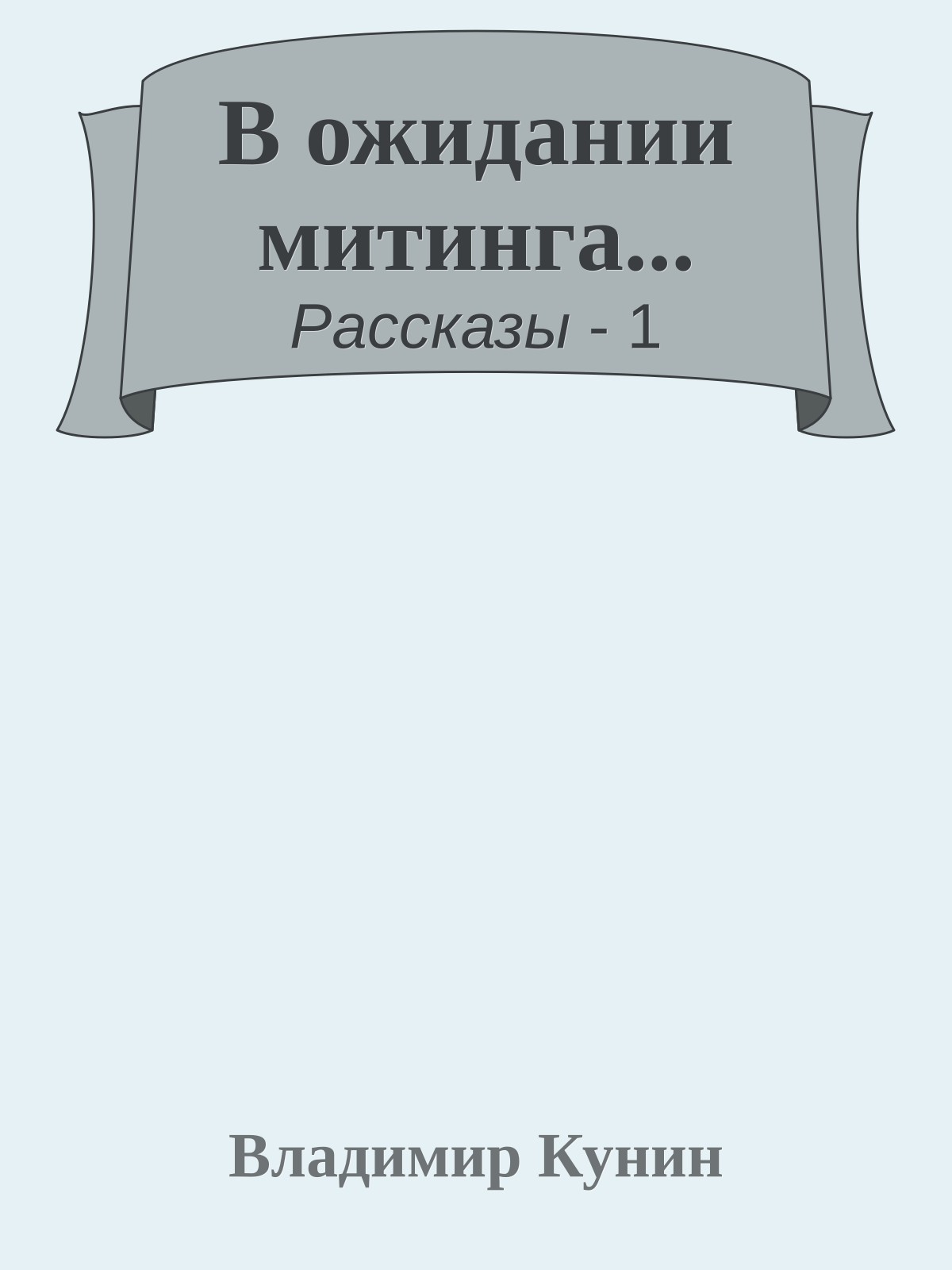 В ожидании митинга...