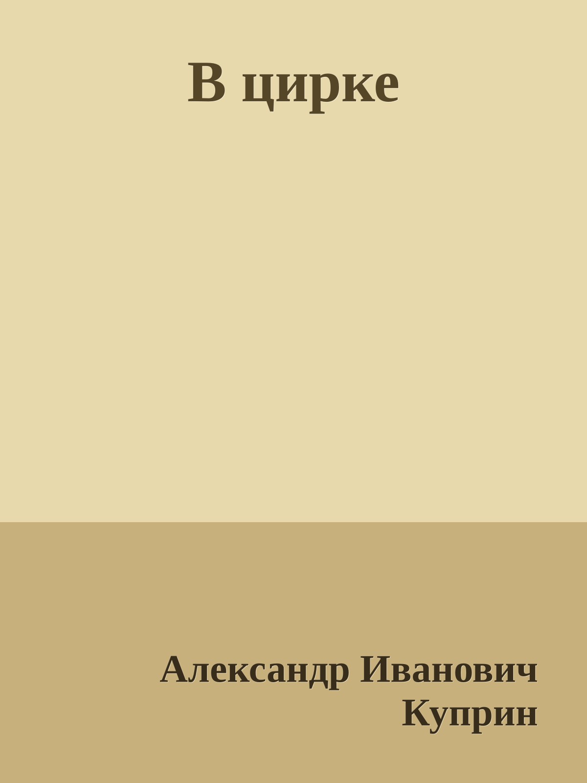 В цирке
